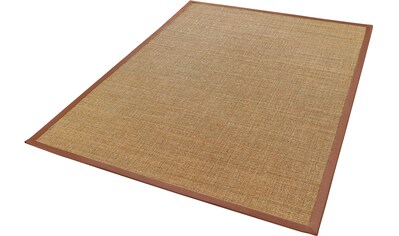 Sisalteppich »Mara S2 mit Bordüre«, rechteckig, Flachgewebe, Material: 100% Sisal,...