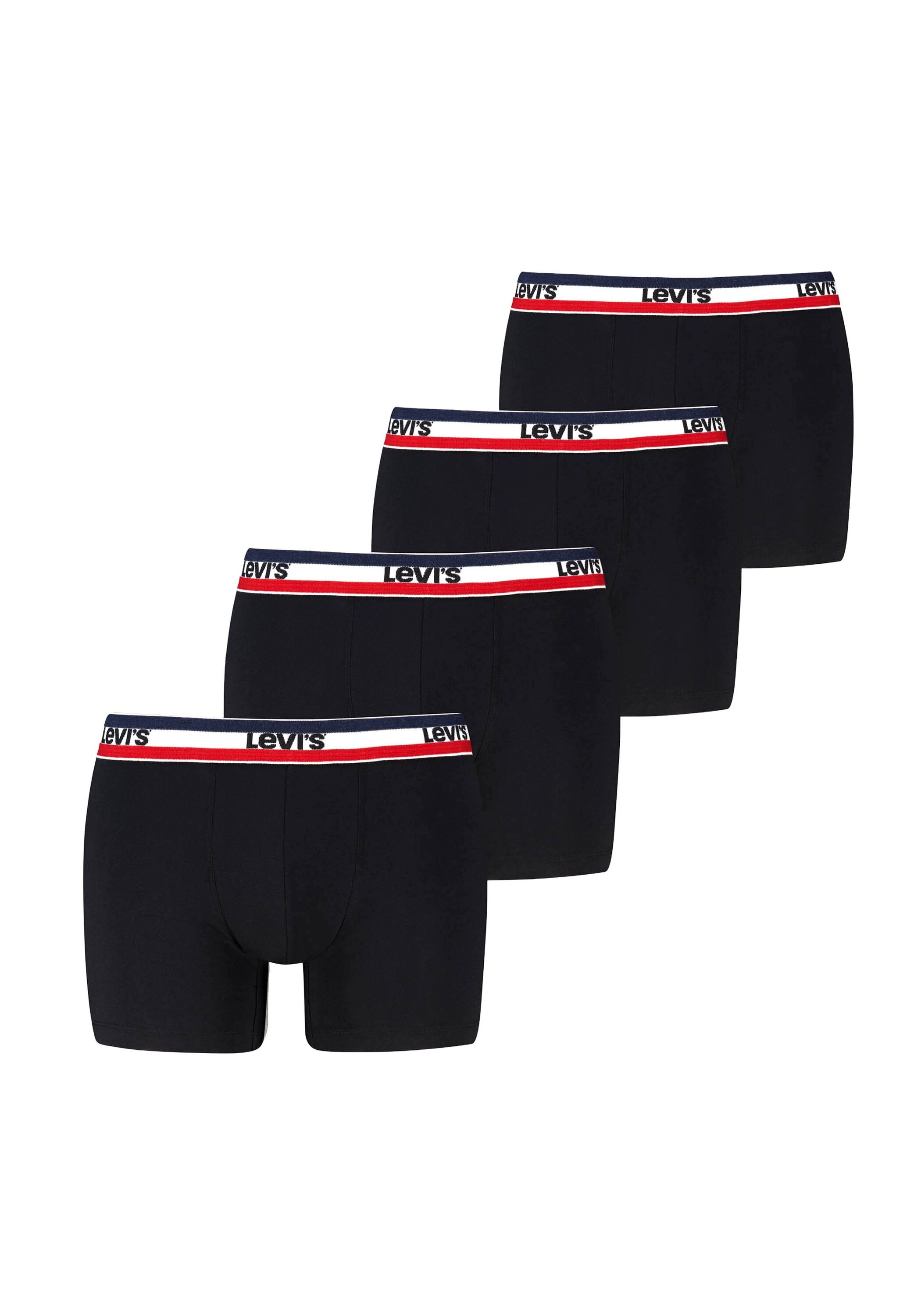 Levis Boxershorts "Boxershort Sportswear Logo Boxer Brief 4P 4er Pack"