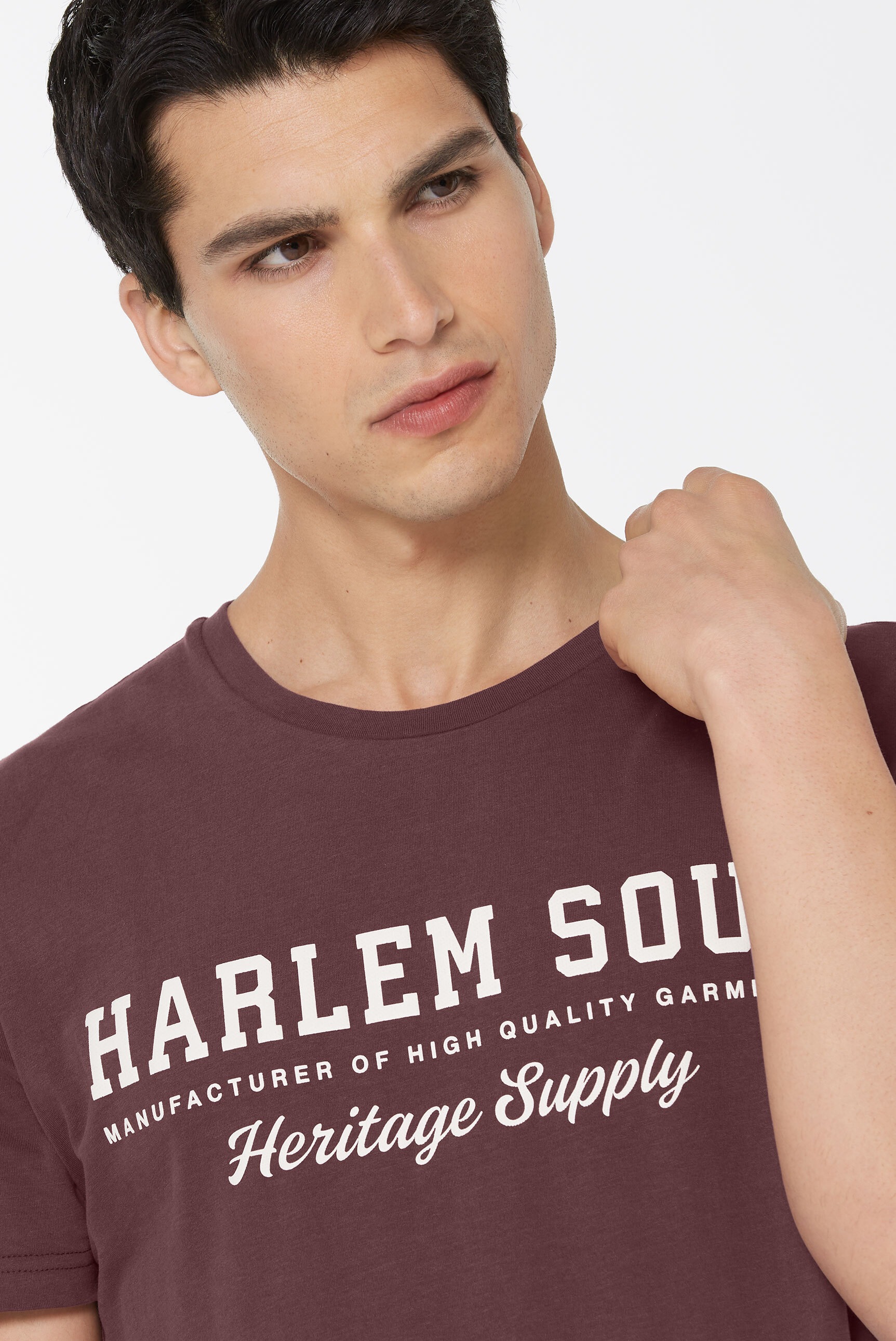 Harlem Soul Rundhalsshirt, aus Baumwolle