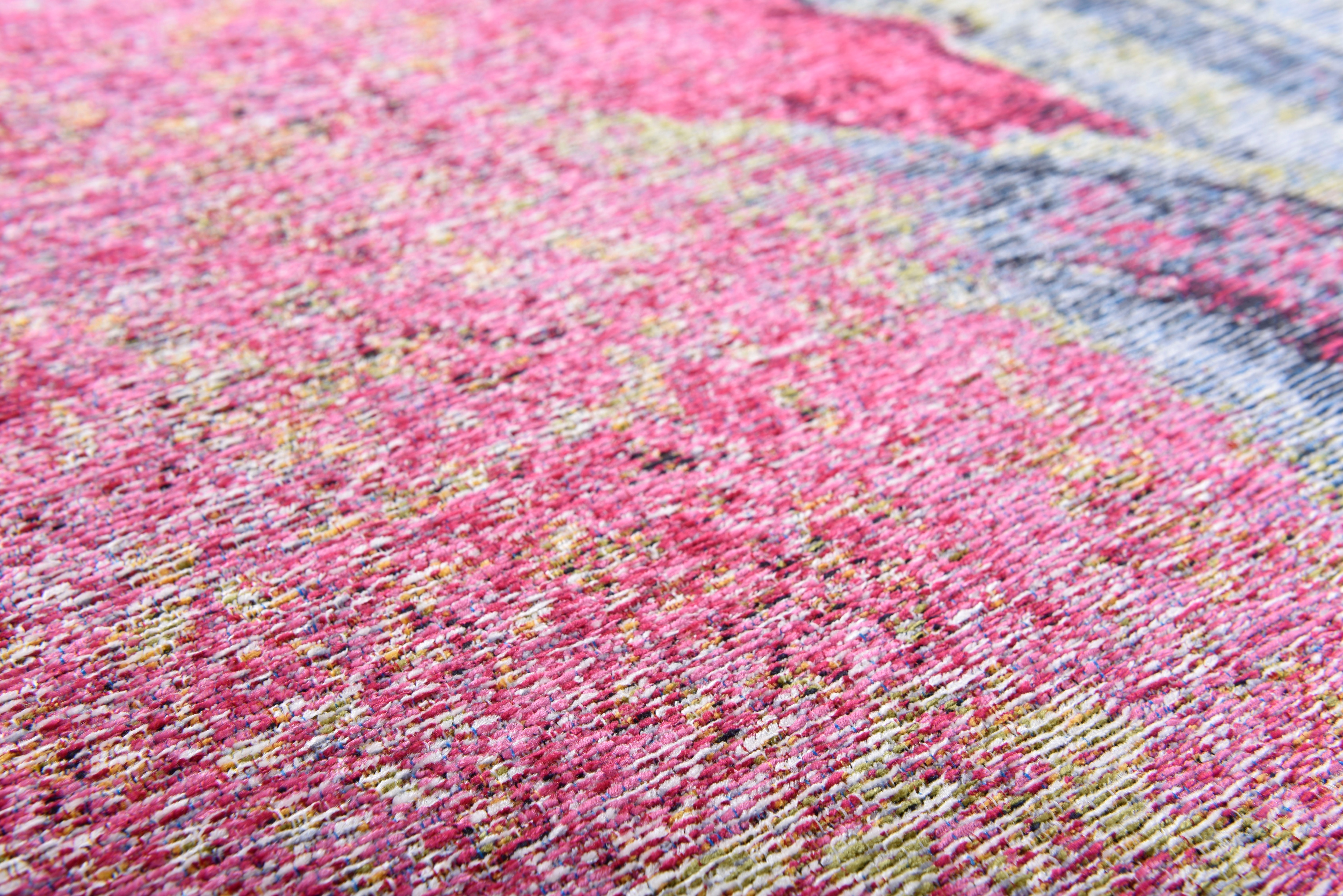 Thumbnail - Gino Falcone Teppich "Cosima-111" rund 3 mm Höhe flachgeweber Jaquard-Teppich, mit Chenillegarn, modernes Design