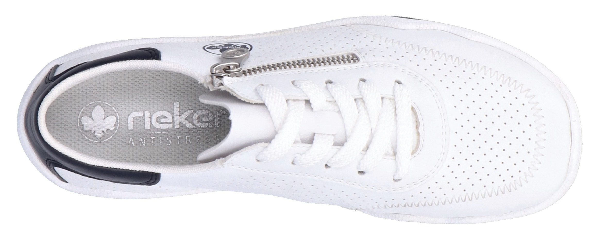 Rieker Sneaker, Schnürschuh, Halbschuh, Freizeitsneaker in veganer Verarbeitung