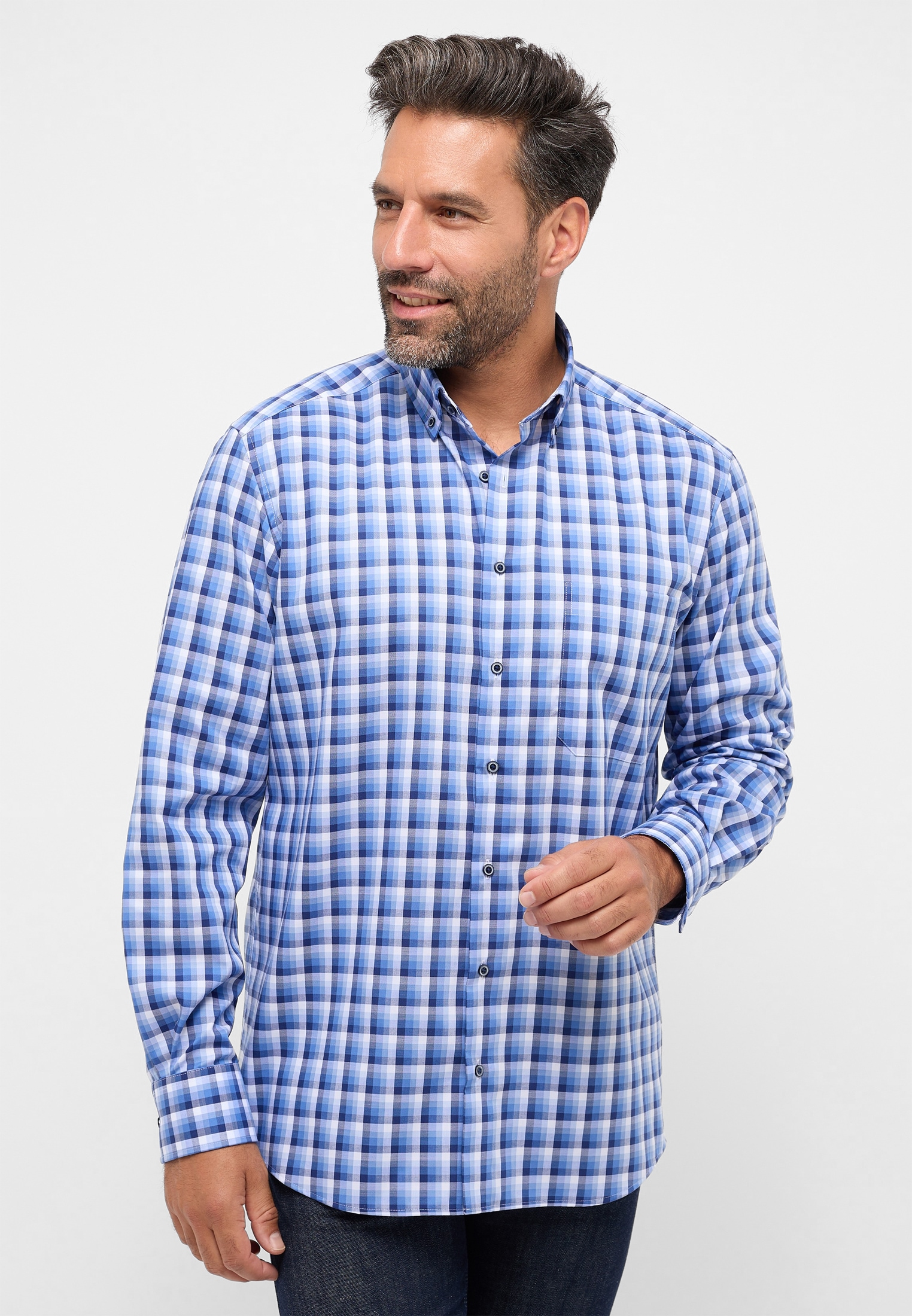 Eterna Langarmhemd "COMFORT FIT", NON IRON (bügelfrei) günstig online kaufen