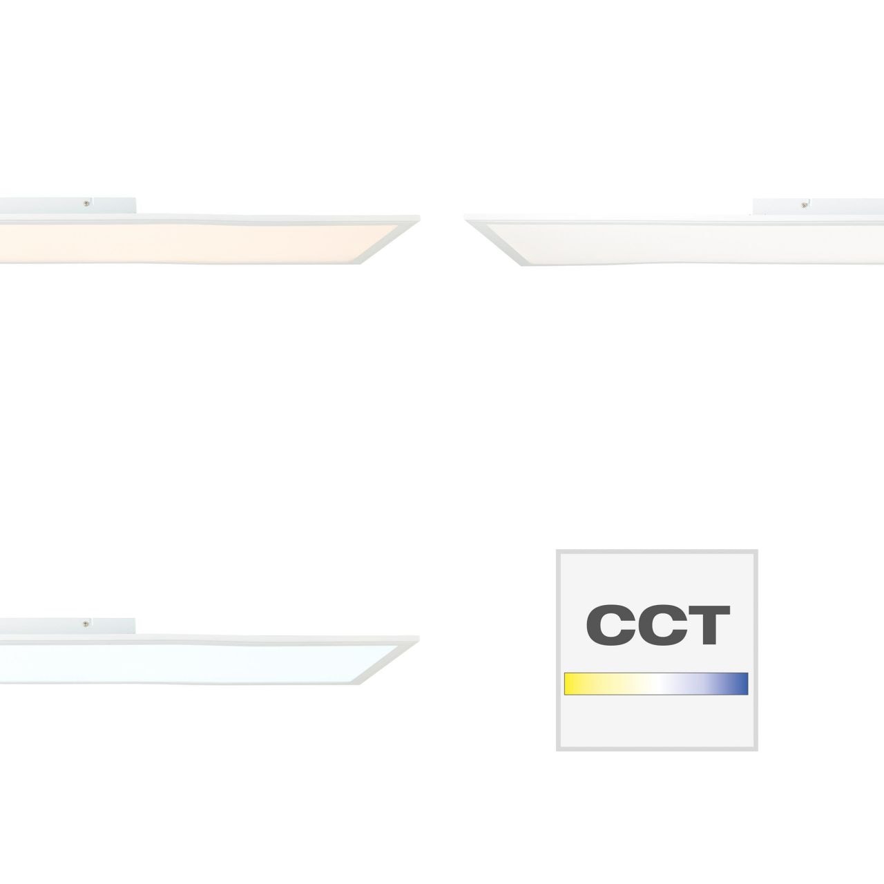 Brilliant LED Panel »Abie«, 1 flammig-flammig, 120 x 30 cm, dimmbar, CCT,  RGB, 3800 lm, Fernbedienung, weiß kaufen | BAUR