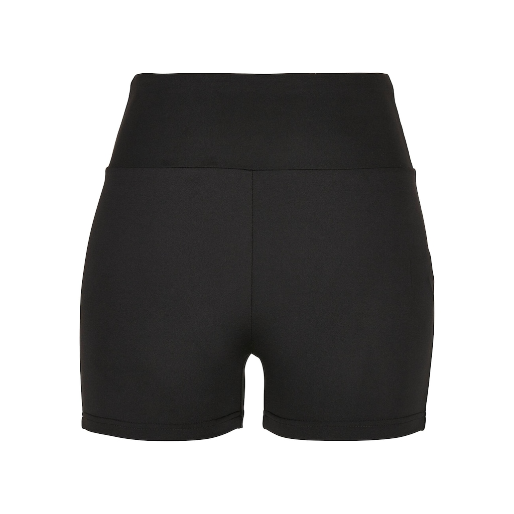 URBAN CLASSICS Stoffhose »Urban Classics Damen Ladies High Waist Short Cycle Hot Pants«, (1 tlg.)