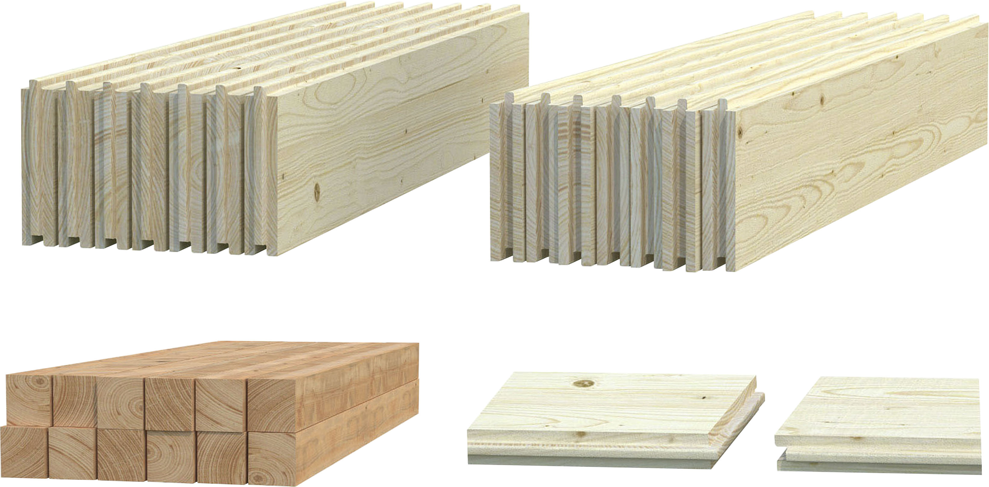 Gartenhaus-Fußboden PALMAKO, B:380cm H:1,9cm T:380cm, beige, Holzwerkstoff, Gartenhaus-Fußböden, passend für Gartenhaus Lotta 13,9 m2