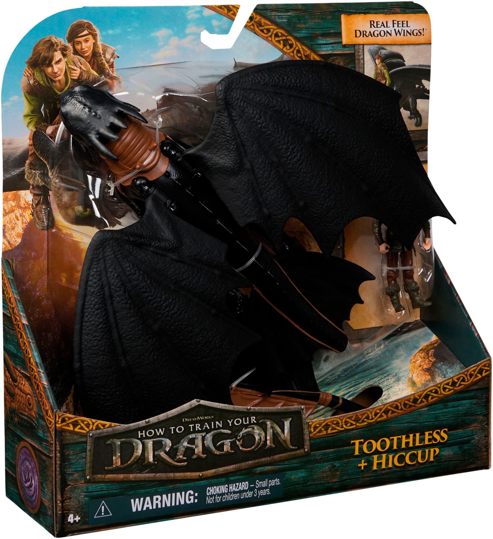 Spin Master Spielfigur »Dragons Movie - Viking & Dragon - Ohnezahn & Hicks«
