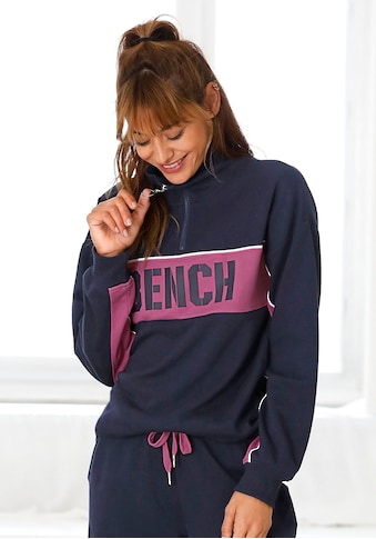 Bench. Sweatshirt, im Color-Blocking Design mit Logoprint kaufen