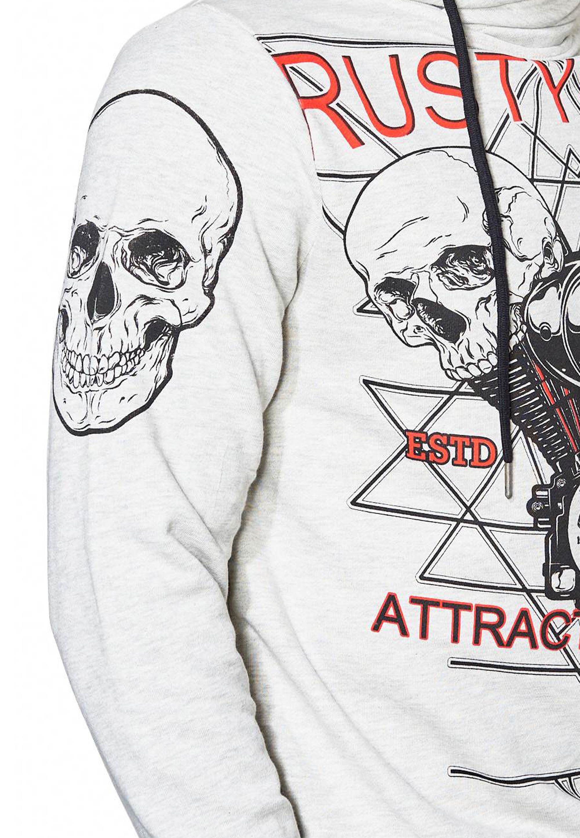 Rusty Neal Kapuzensweatshirt »Rusty Neal Sweater«, mit rockigem Print