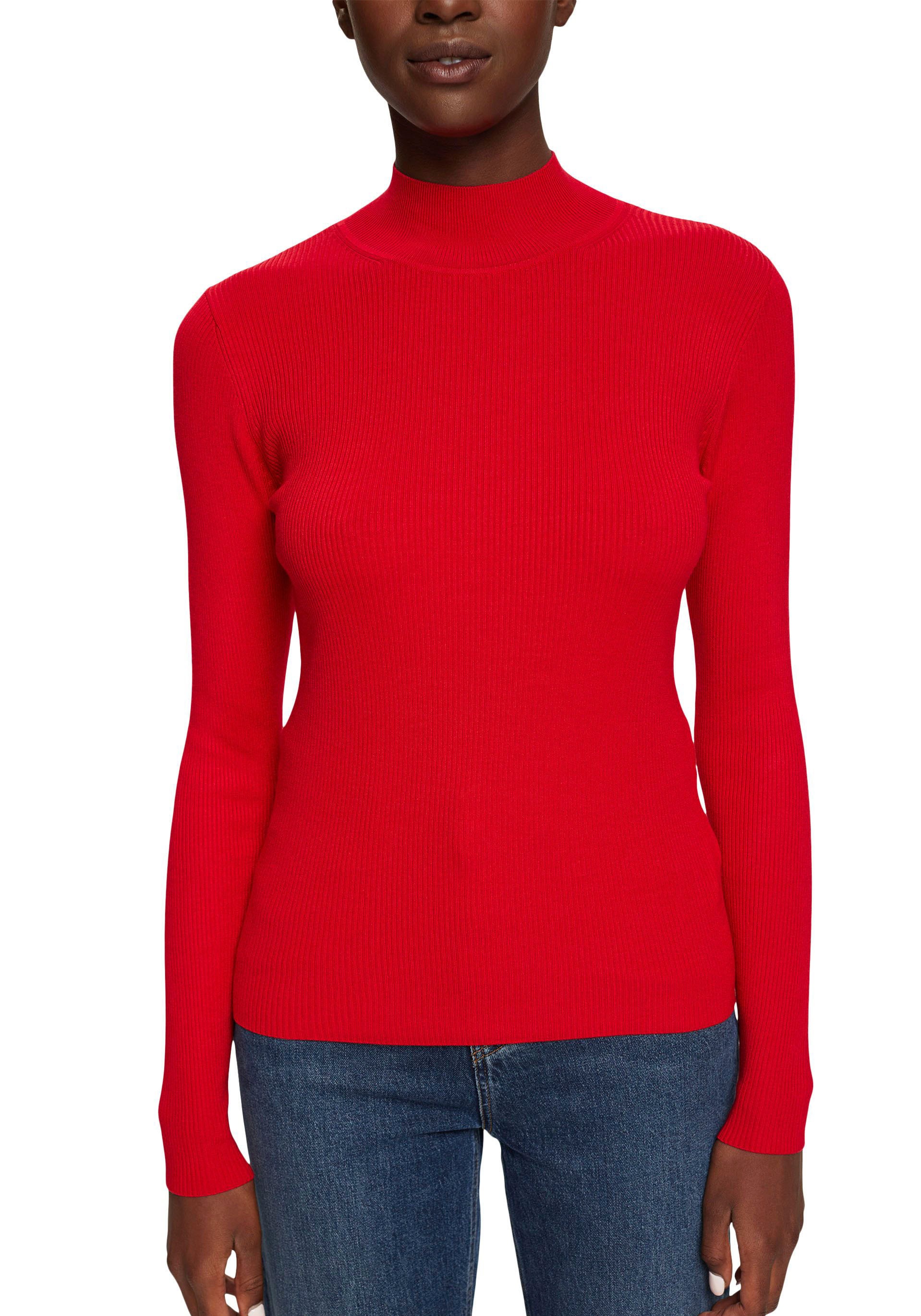 Esprit Collection Strickpullover mit Stehkragen