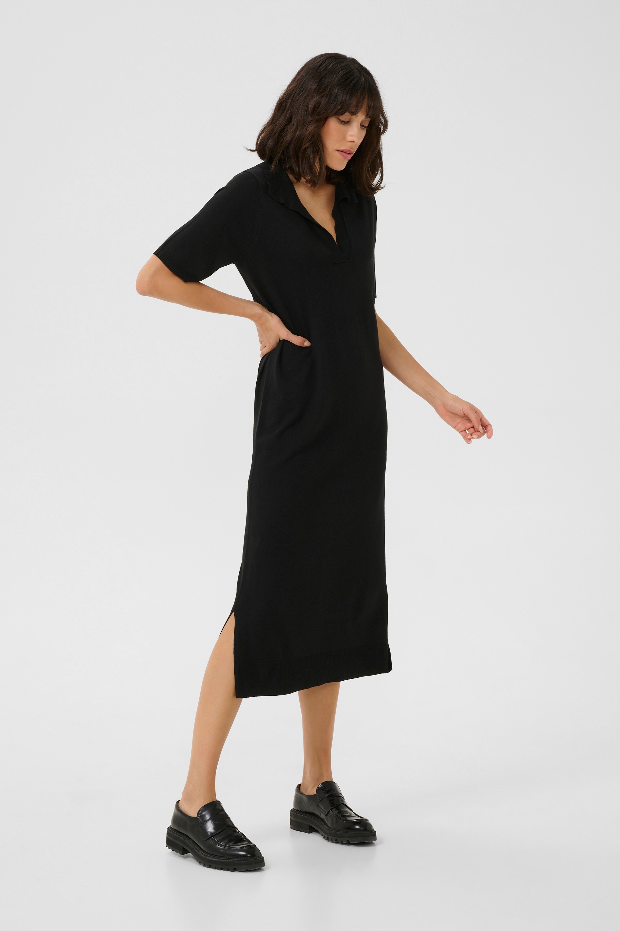 KAFFE Midikleid »Damen Kleid KAlizza«