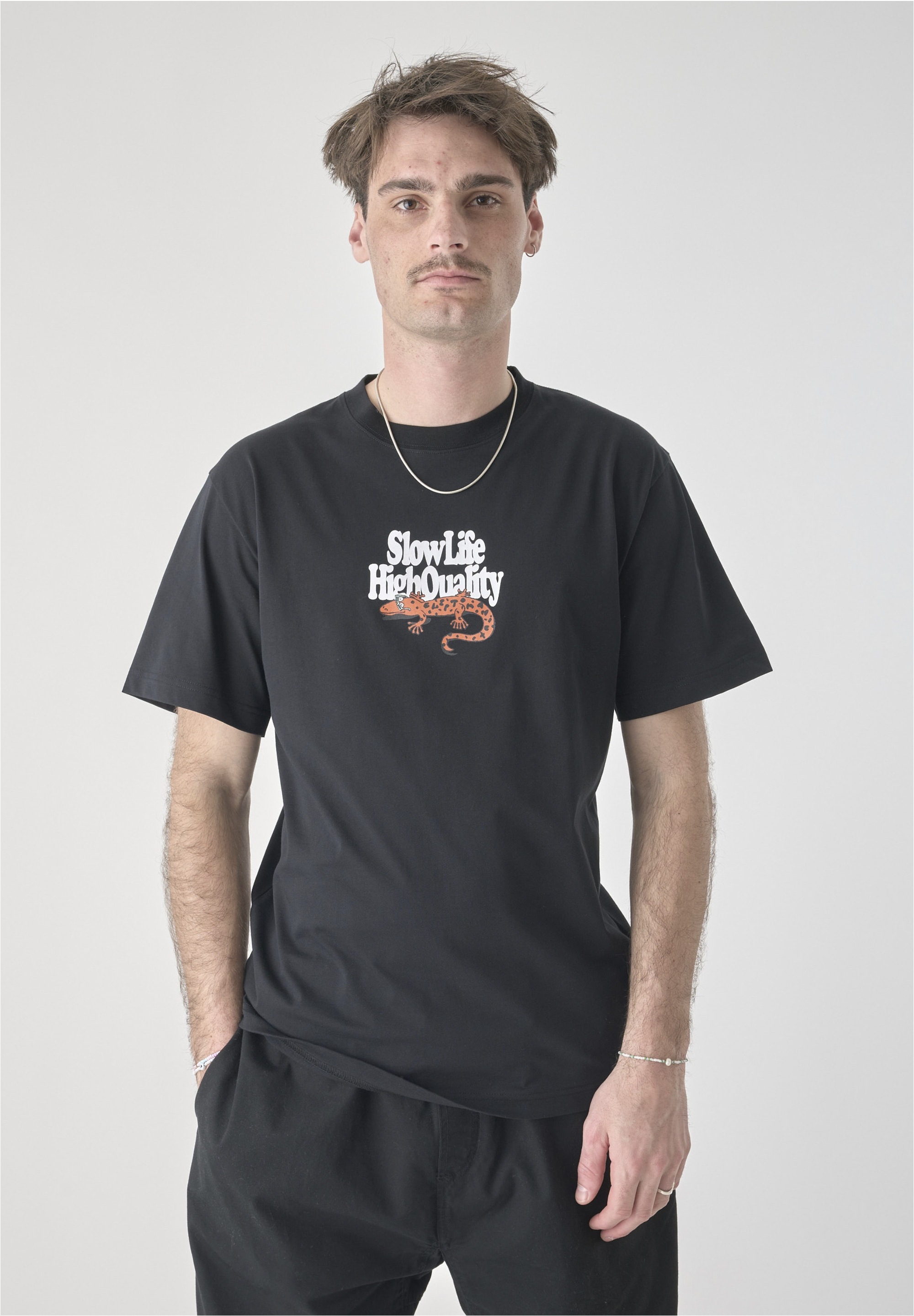 Cleptomanicx T-Shirt "Slow Life", mit lockerem Schnitt günstig online kaufen