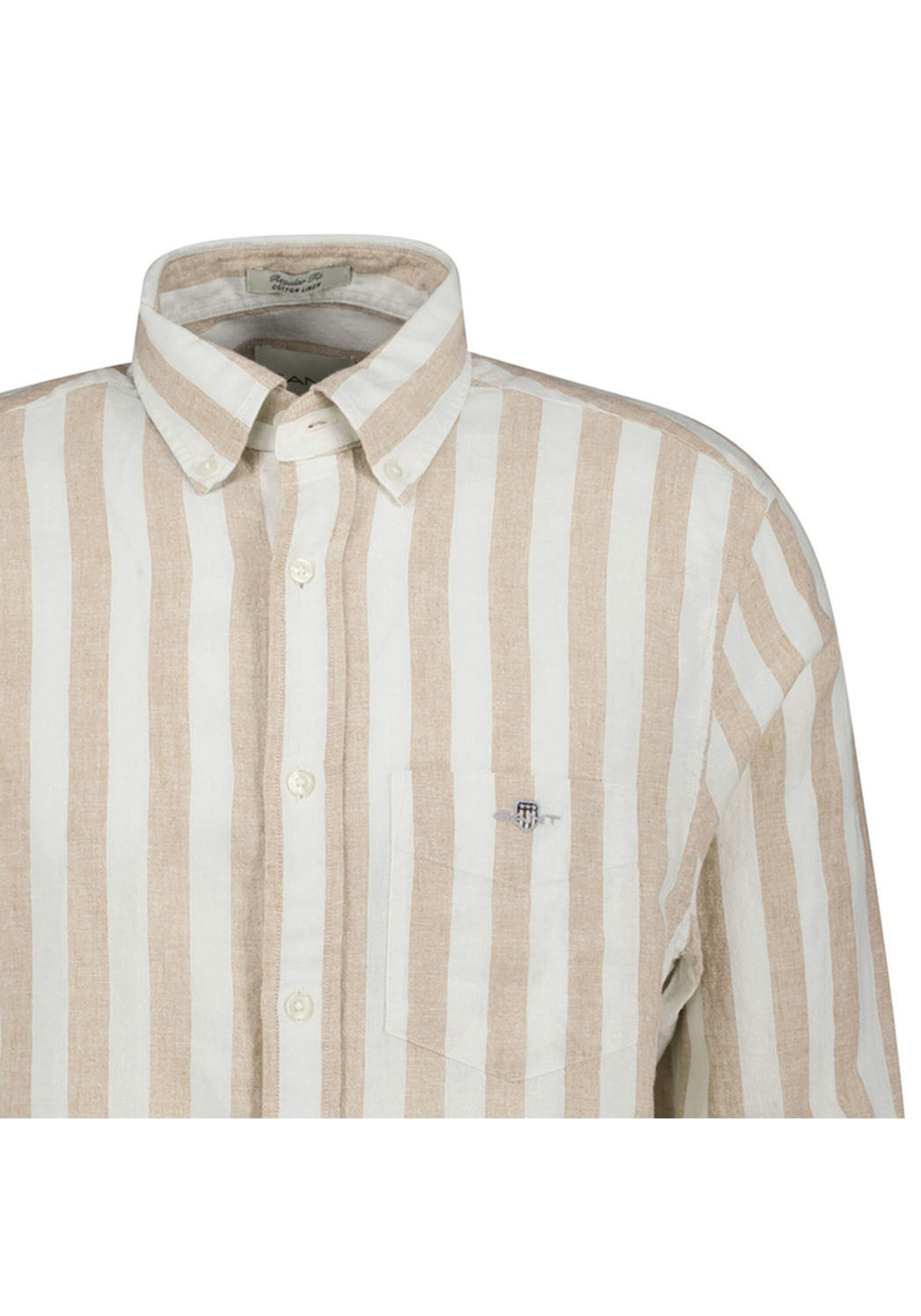 Gant Langarmhemd "Hemd REGULAR COTTON LINEN STRIPE SHIRT 1er Pack" 1 tlg. günstig online kaufen