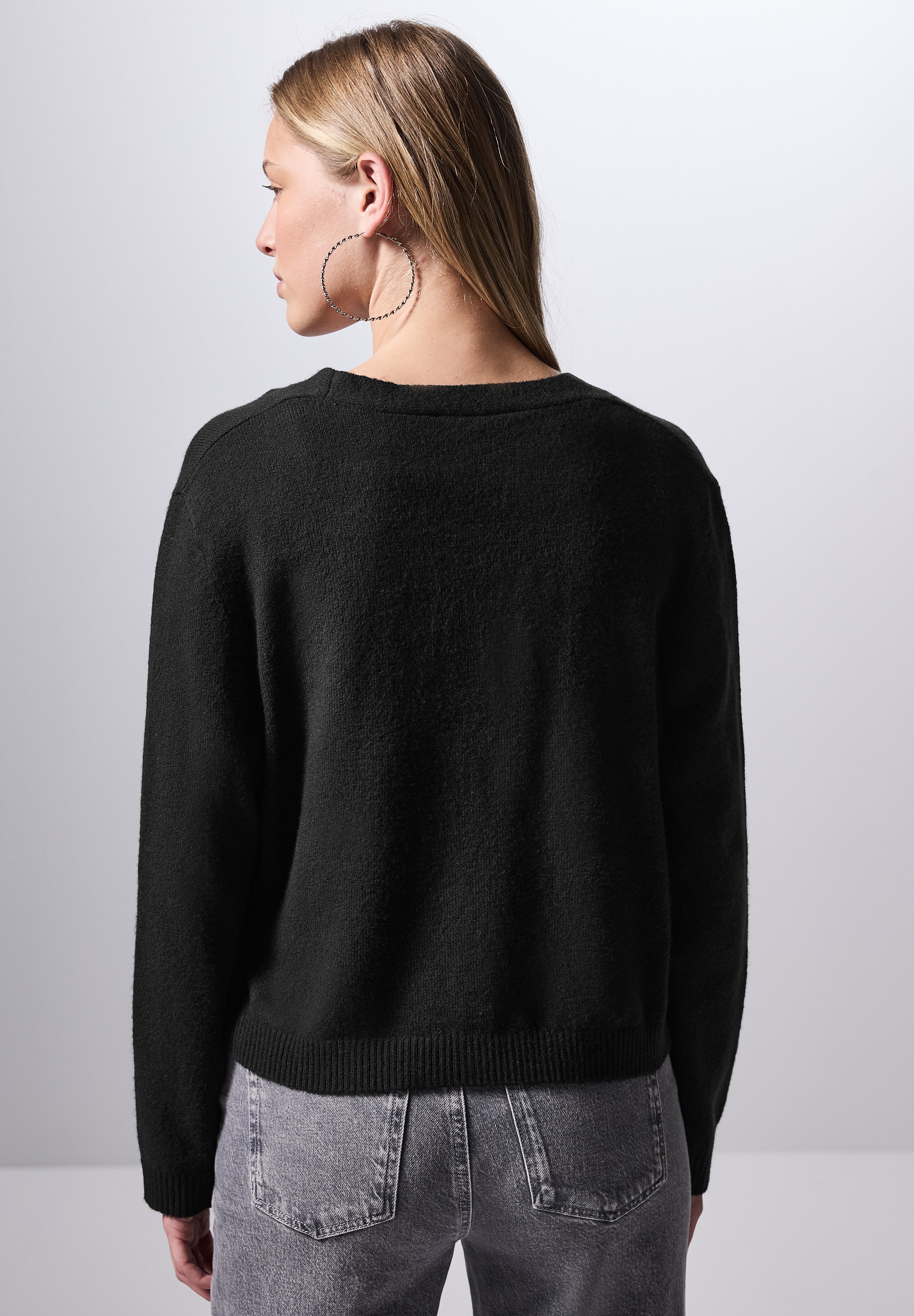 STREET ONE STUDIO Cardigan, mit Knopfleiste