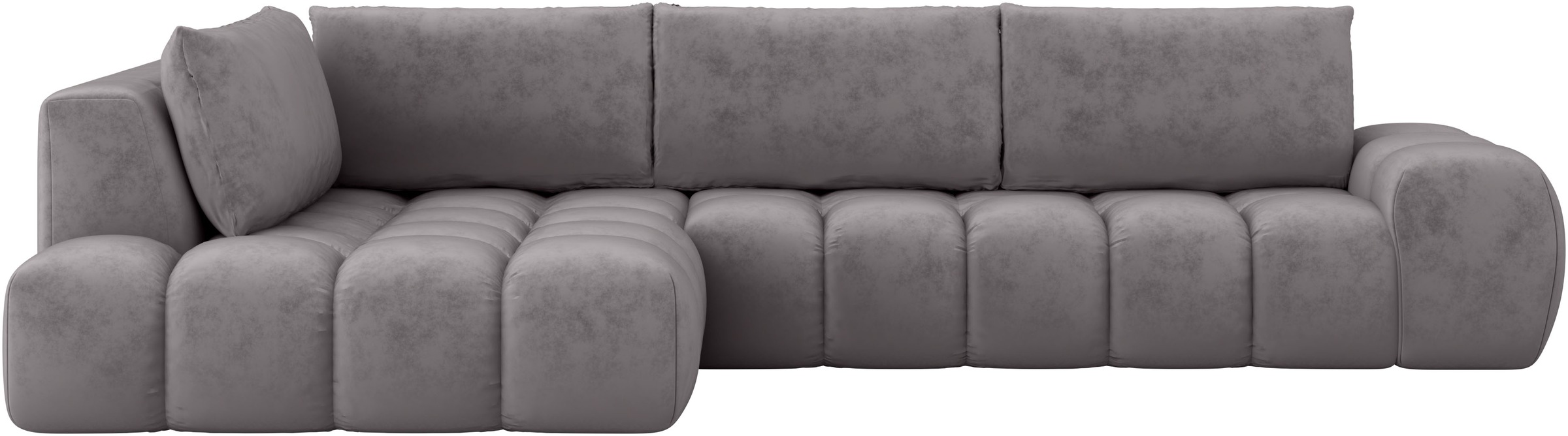 OTTO home Ecksofa "AZITA L-Form, XXL 352 cm Designsofa in Bubble-Opitk" los günstig online kaufen