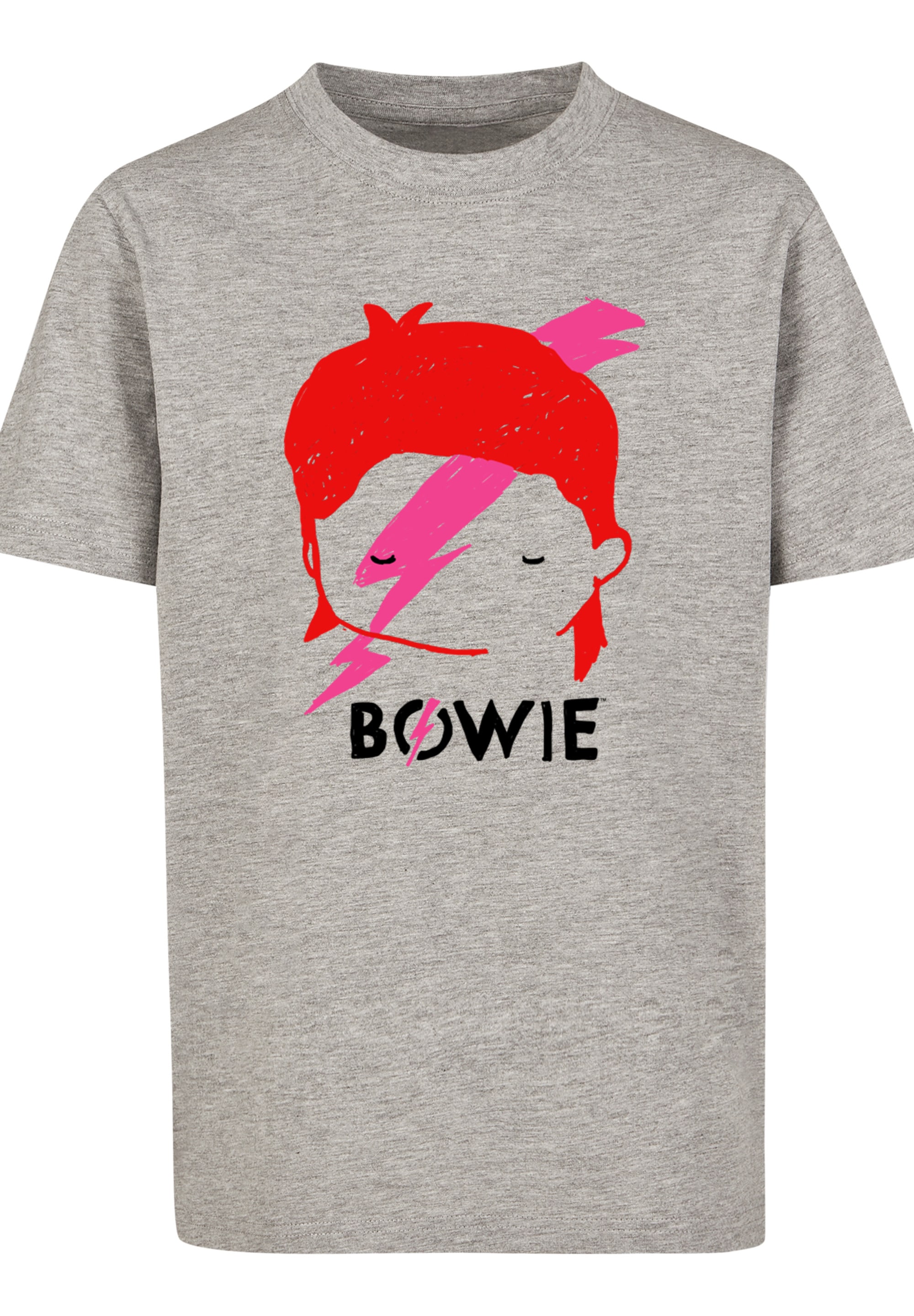 T-Shirt »David Bowie Lightning Bolt Sketch«, Print