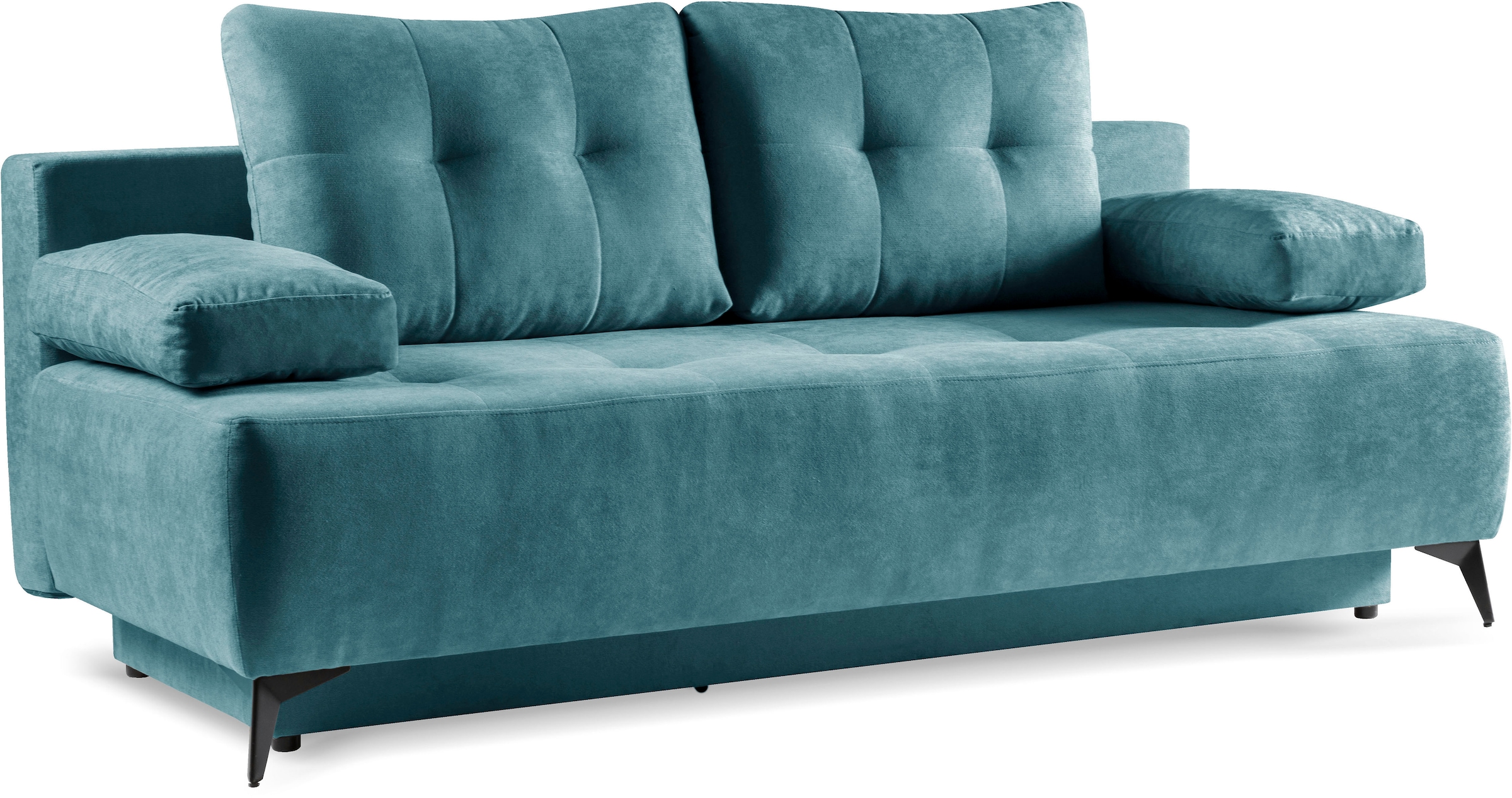 WERK2 Schlafsofa »Oakland«, 2-Sitzer Sofa & Schlafcouch mit Bettkasten