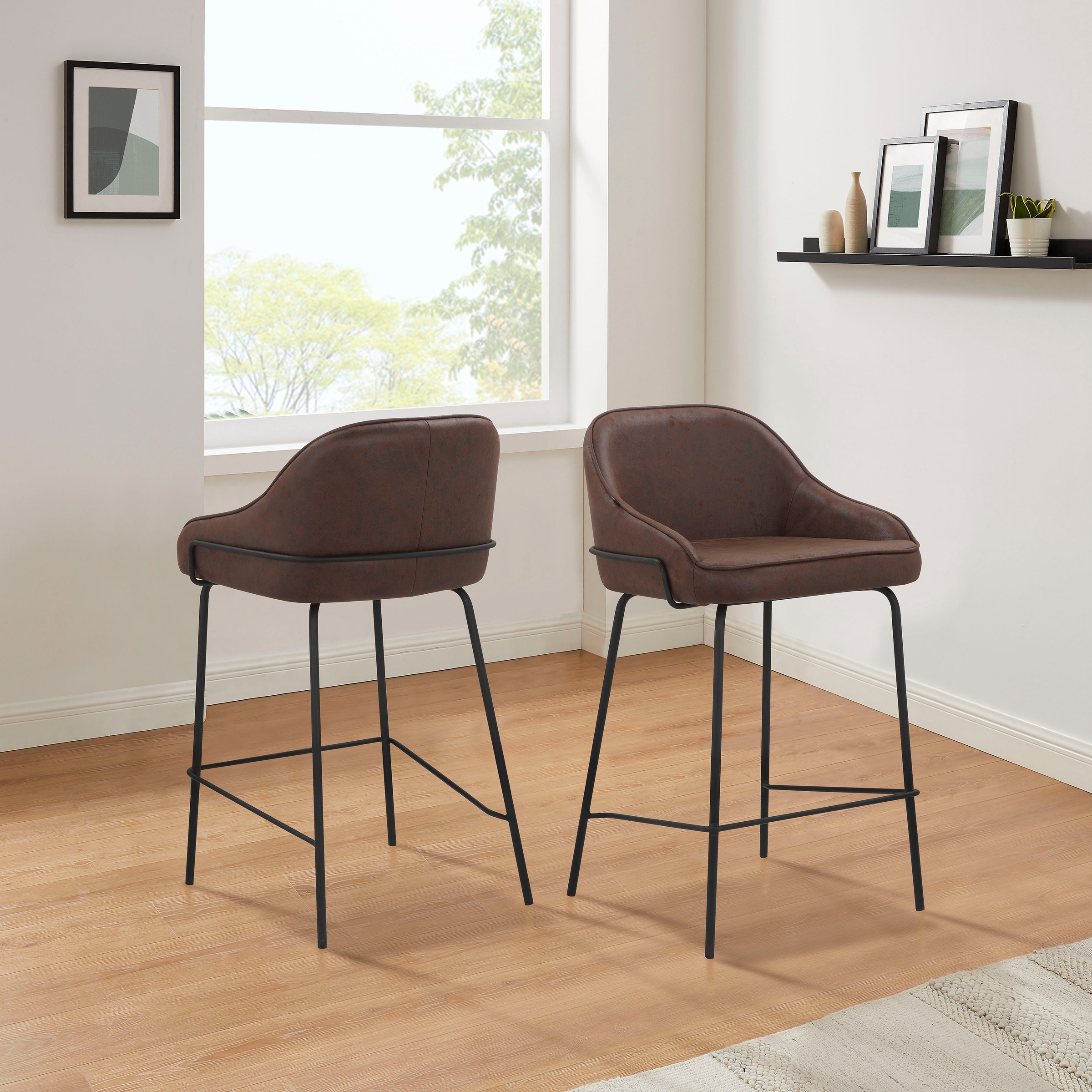 Leonique 4-Fußstuhl "Puant" () 2 Stk.mit Stoff aus Polyester/recyceltem Pol günstig online kaufen