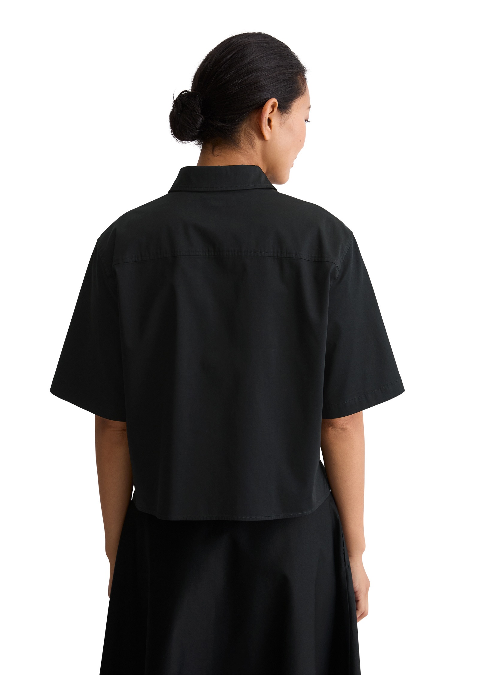 Thumbnail - Marc OPolo Kurzarmbluse "aus Organic Cotton-Mix"