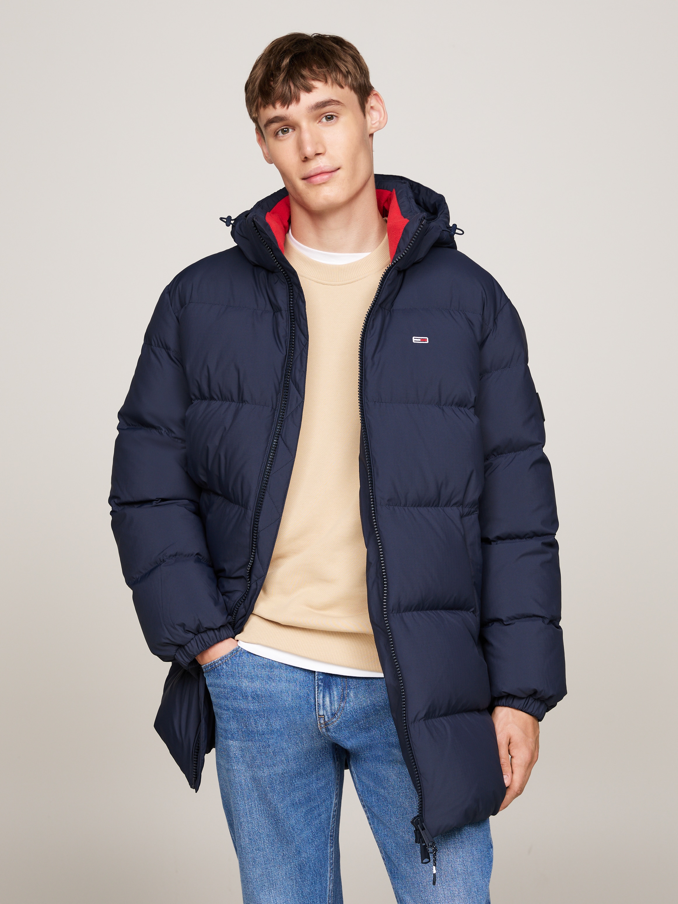 Tommy Jeans Steppjacke "TJM ESSENTIAL DOWN PARKA" mit Kapuze Daunenjacke, Ü günstig online kaufen
