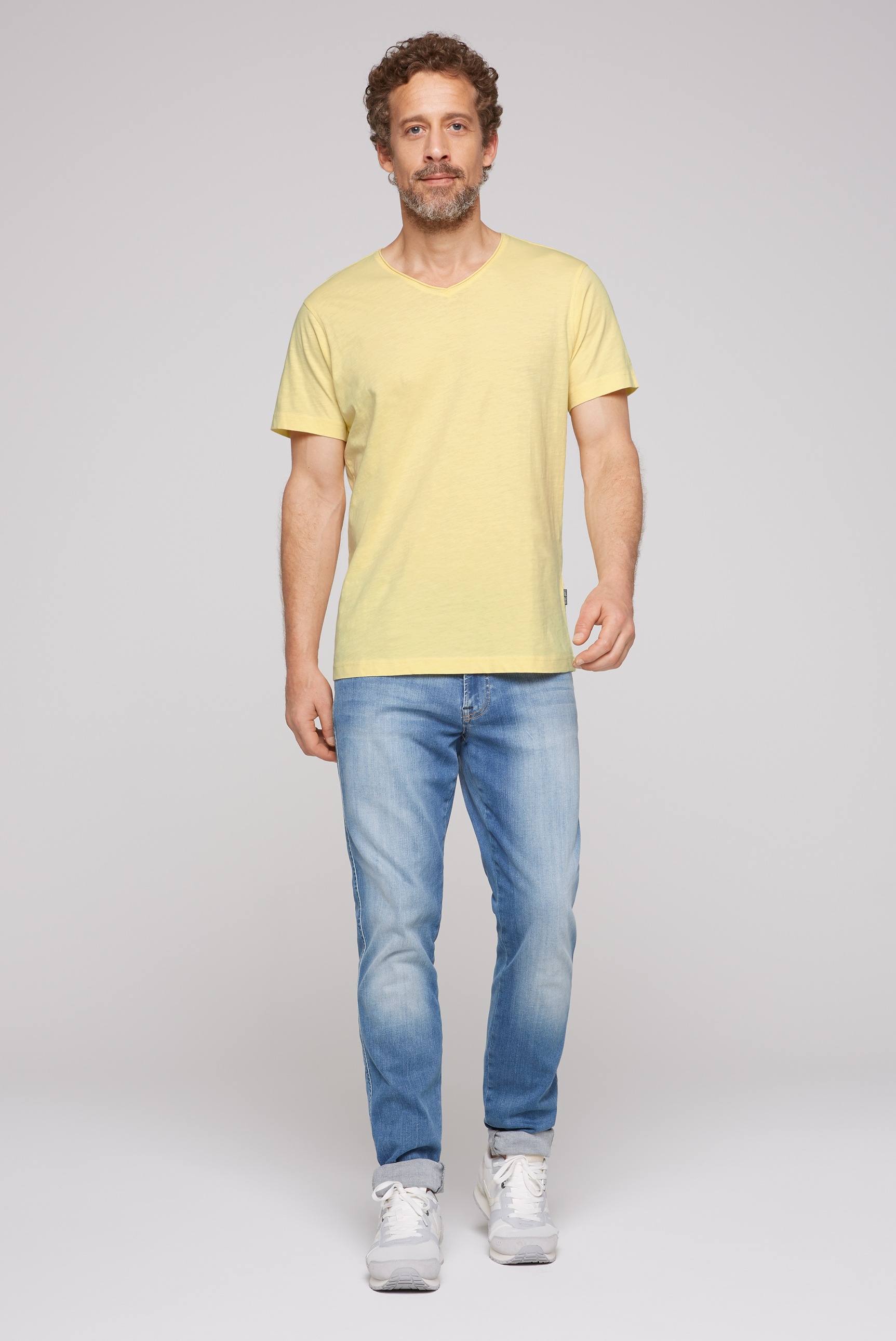 CAMP DAVID V-Shirt, aus Baumwolle