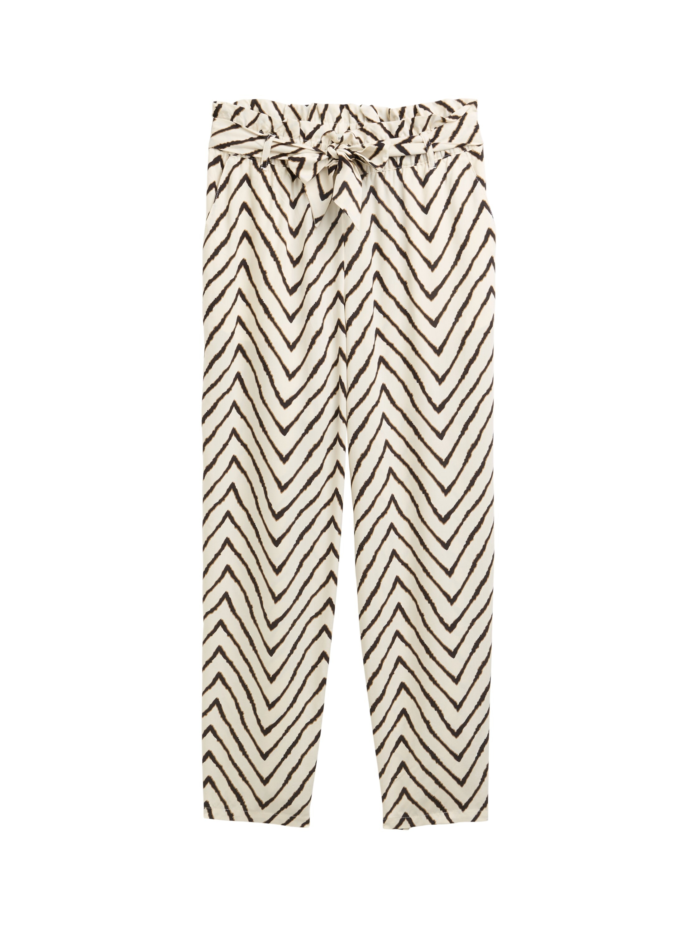 TOM TAILOR Stoffhose, mit Bindegürtel