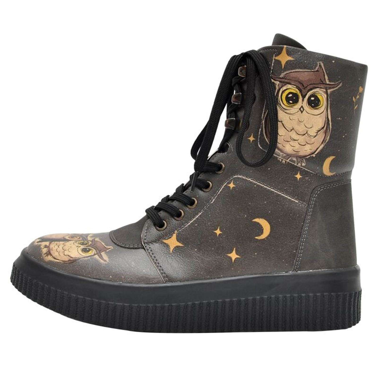 DOGO Schnürboots "Damen Future Boots Owls Family Vegan Damen Boots / female", Vegan