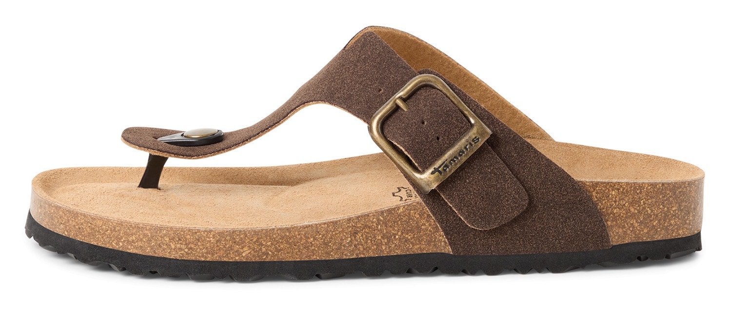 Tamaris Zehentrenner »CORRA«  Sommerschuh, Schlupfschuh mit angenehmen Zehensteg