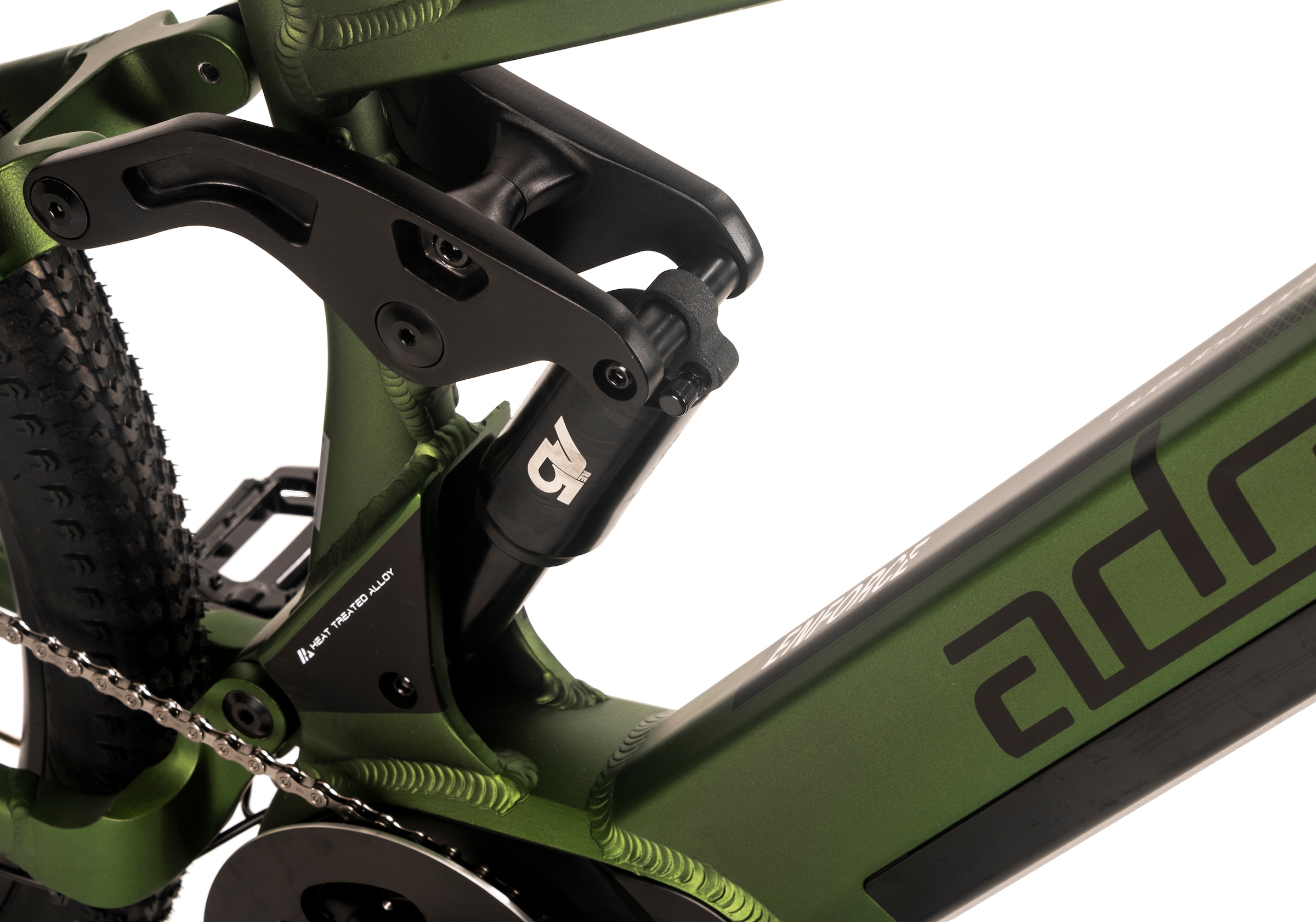 Adore E-Bike »Fully 29" Enforce 4.0 Mittelmotor 85NM / 15Ah Grün matt«, 9 Gang, Shimano, Cues, Mittelmotor 250 W