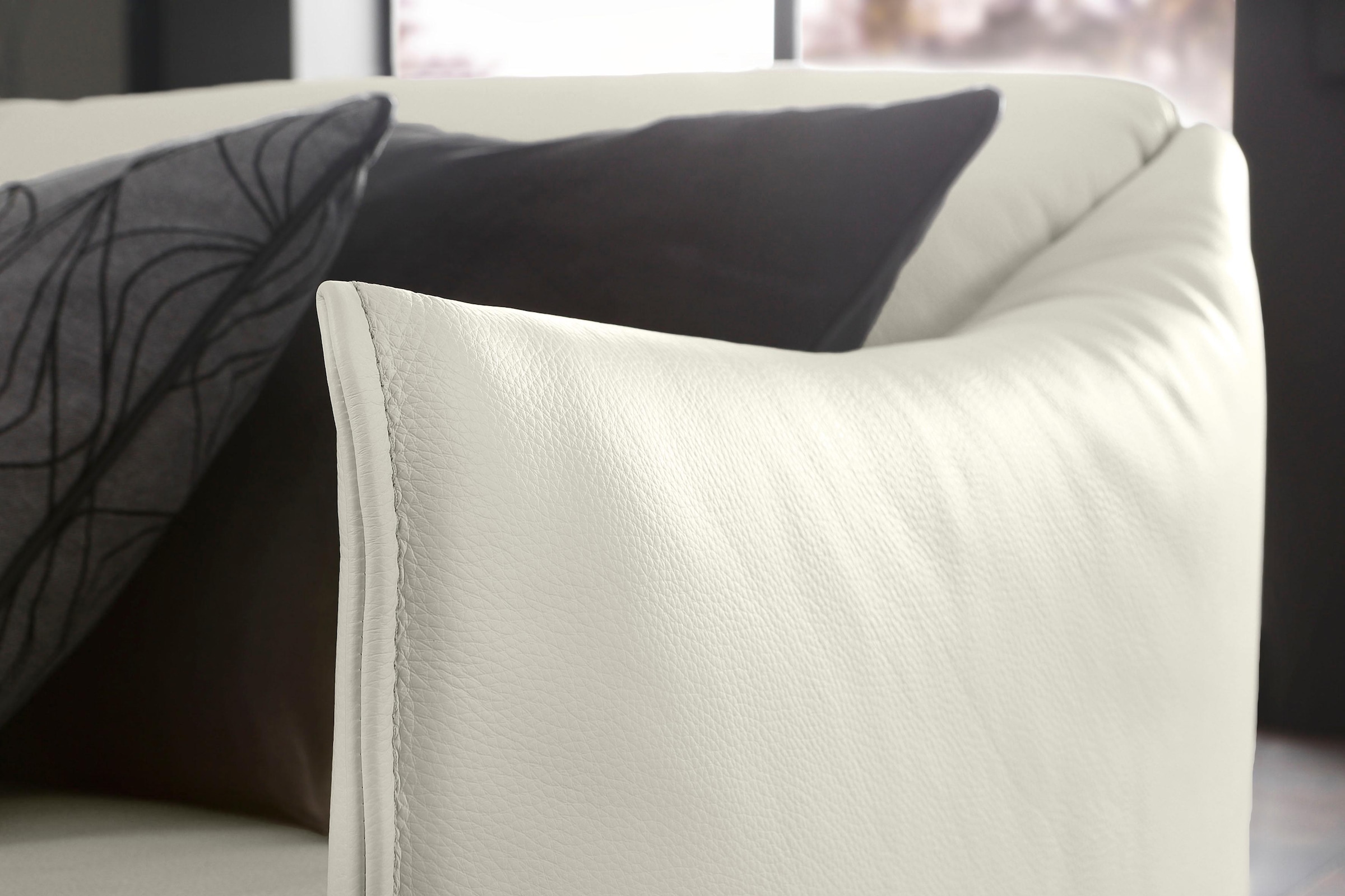 W.SCHILLIG 2,5-Sitzer »sally« mit Metallfüßen in Bronze pulverbeschichtet, Breite 174 cm