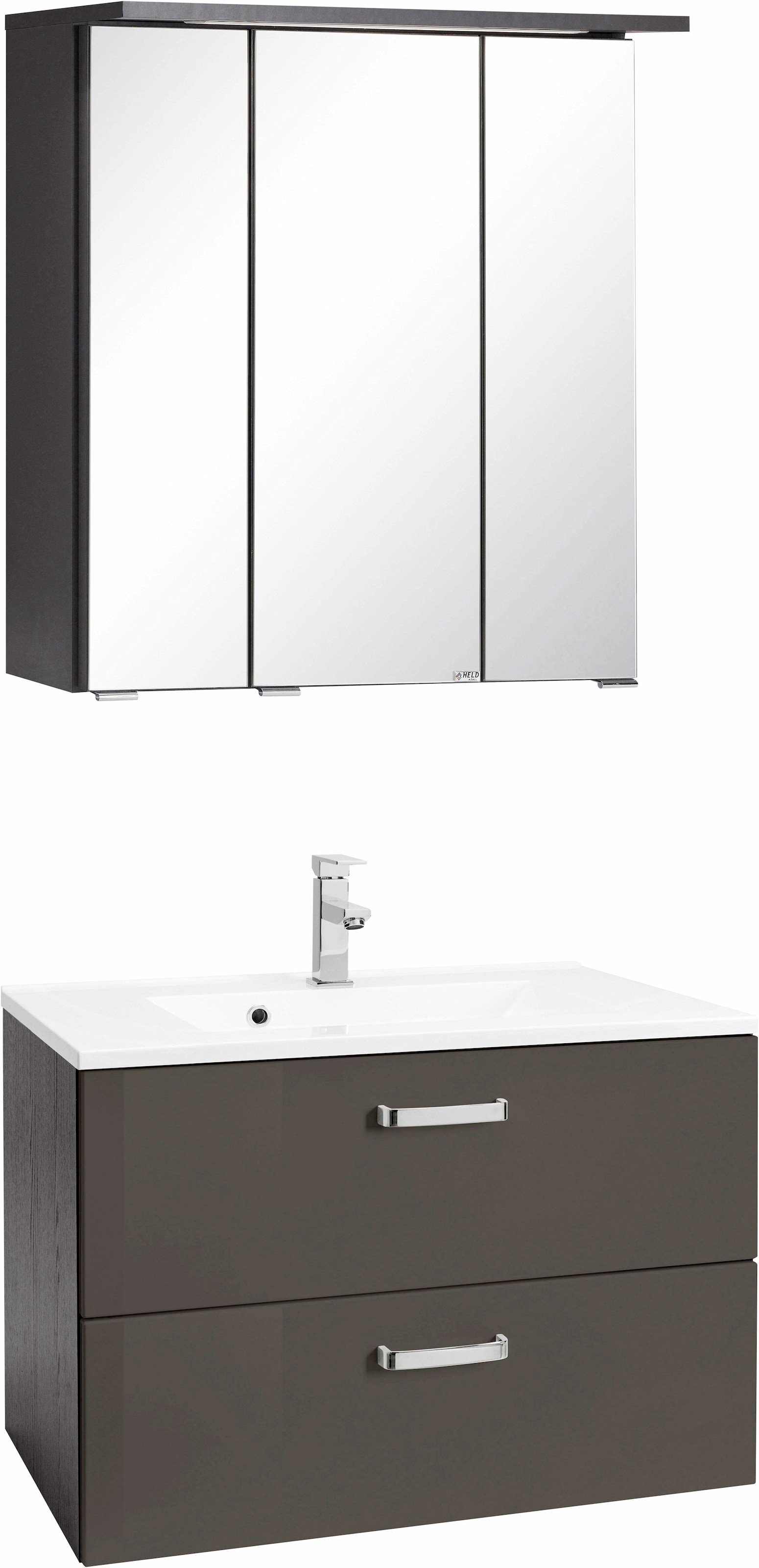 welltime Badmöbel-Set "Ravenna" 2 Stk. tlg. mit Soft-Close Funktion günstig online kaufen