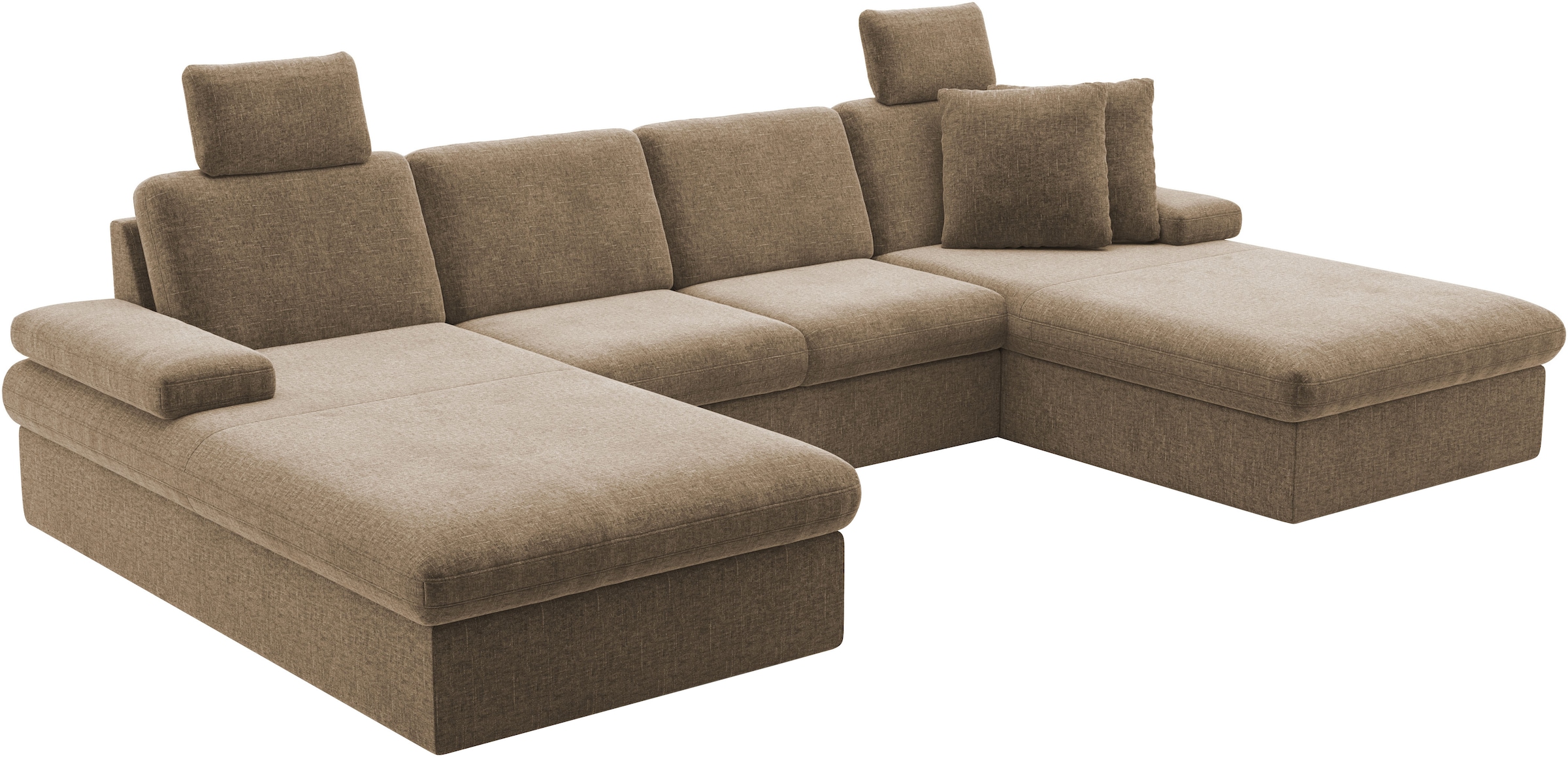 sit&more Wohnlandschaft »Moreno«, mit Armteilverstellung,wahlweise mit Bettfunktion
