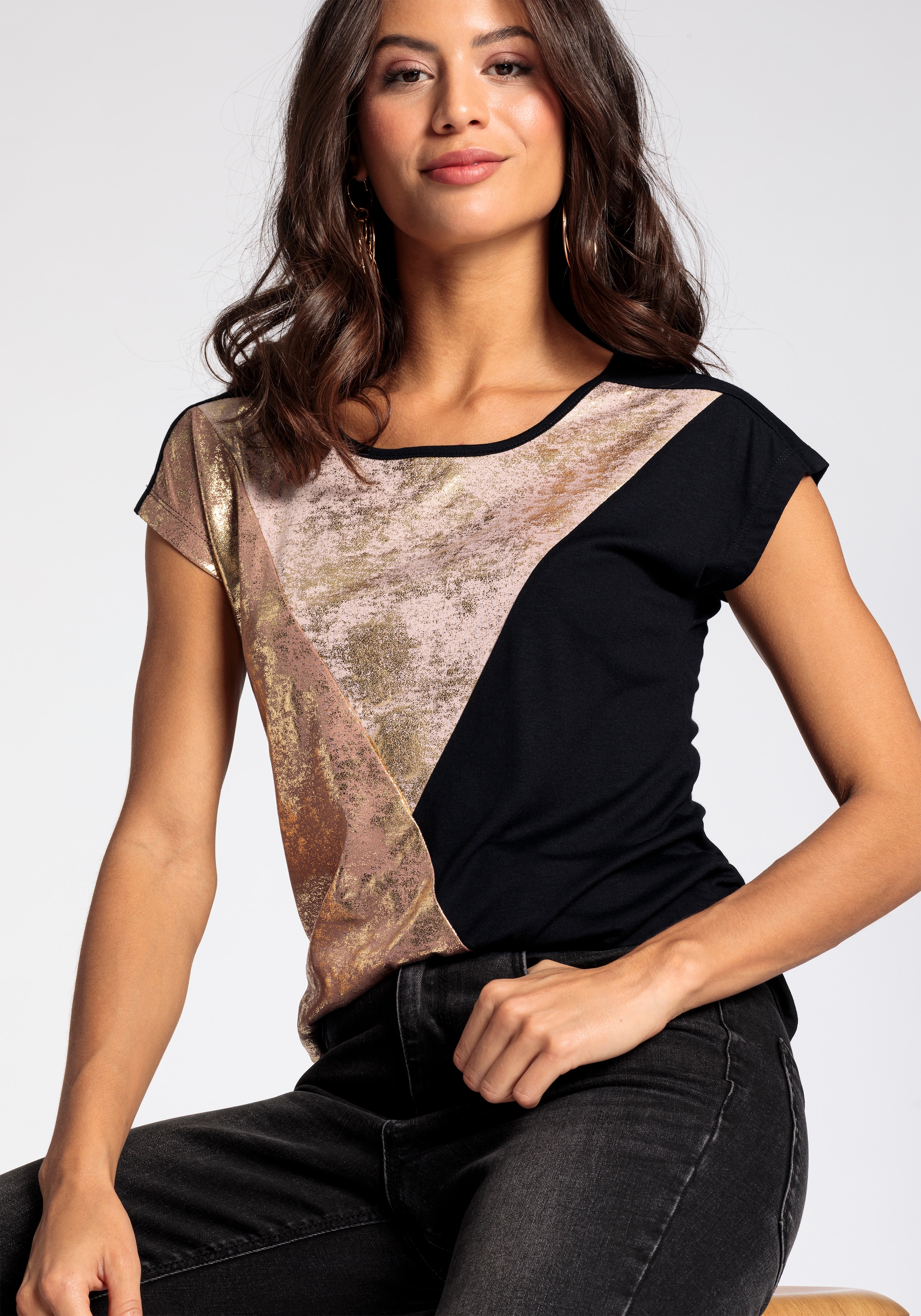 Laura Scott T-Shirt, mit BAUR NEUE bestellen | - Grafik-Alloverprint online KOLLEKTION