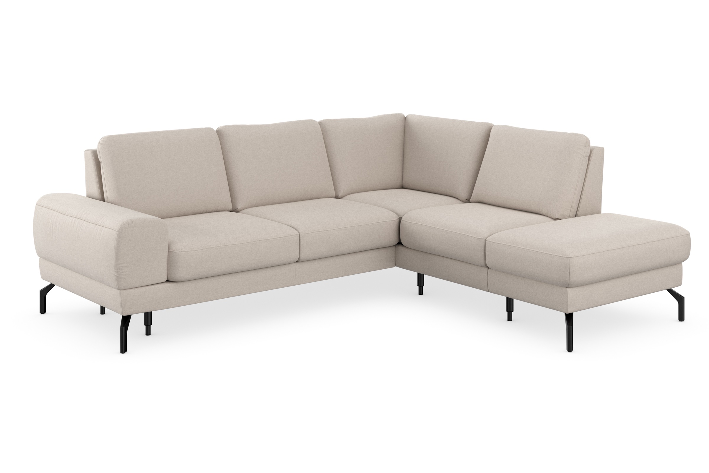 sit&more Ecksofa »Cinturo L-Form«, inklusive Sitztiefenverstellung und Federkern, Sitzhöhe 48 cm