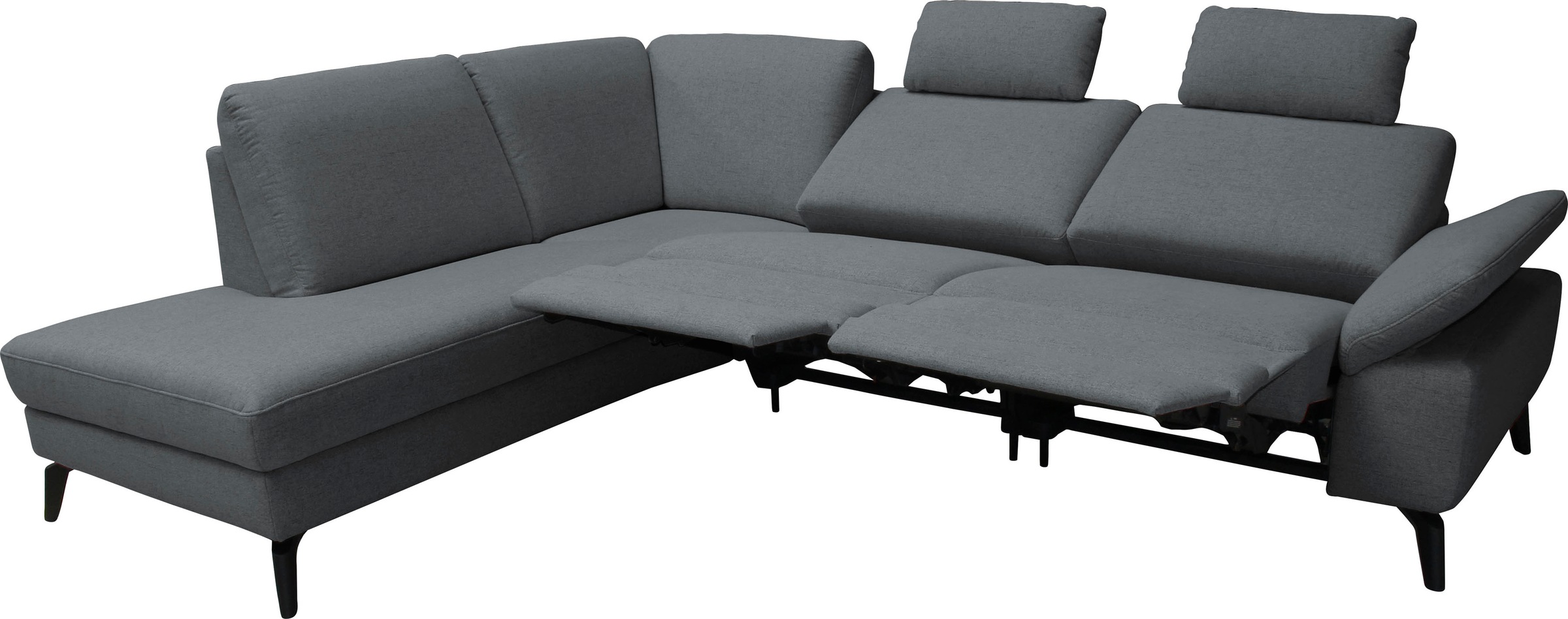 alina Ecksofa, inkl. Kopfstützen, wahlweise mit Relaxfunktion, Breite: 243 cm