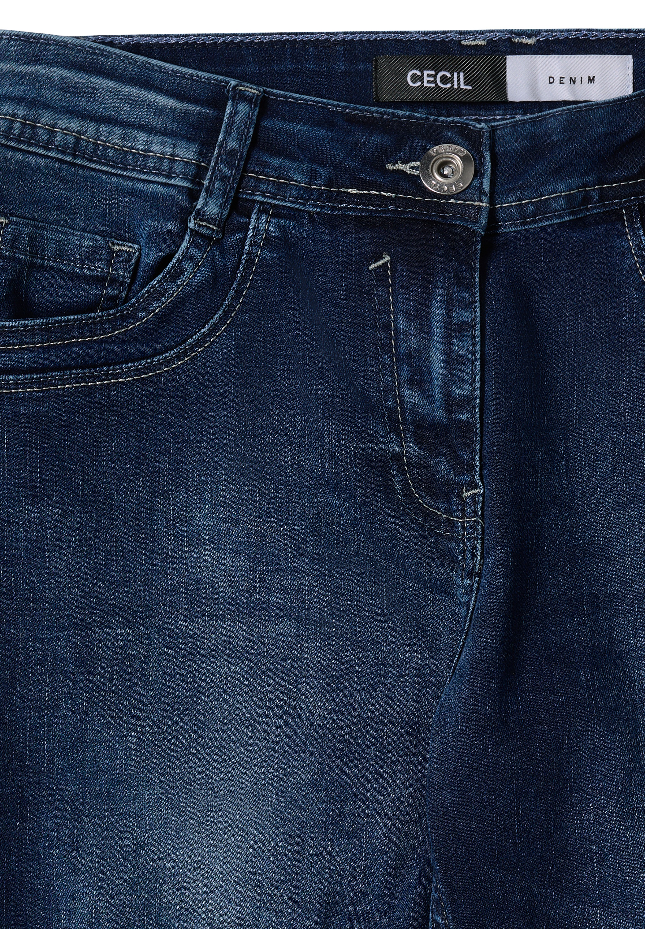 Cecil Comfort-fit-Jeans, Middle Waist