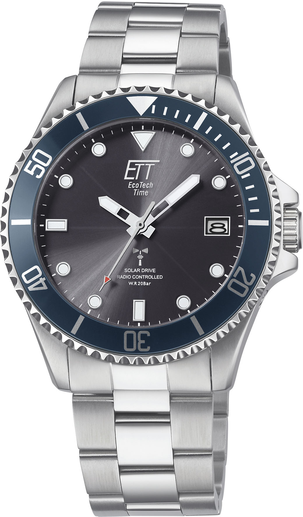 Funkuhr »Professional, EGS-11605-35M«, Solar