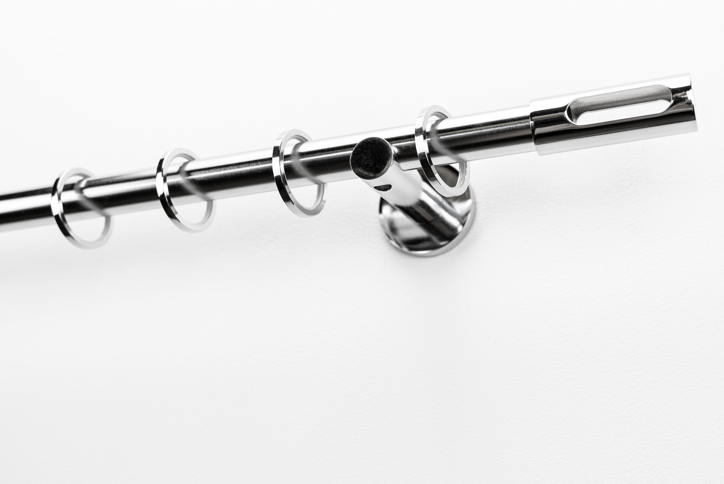 GARESA Gardinenstange "EASY" Ø 20 mm 1 läufig-läufig Wunschmaßlänge Vorhang günstig online kaufen