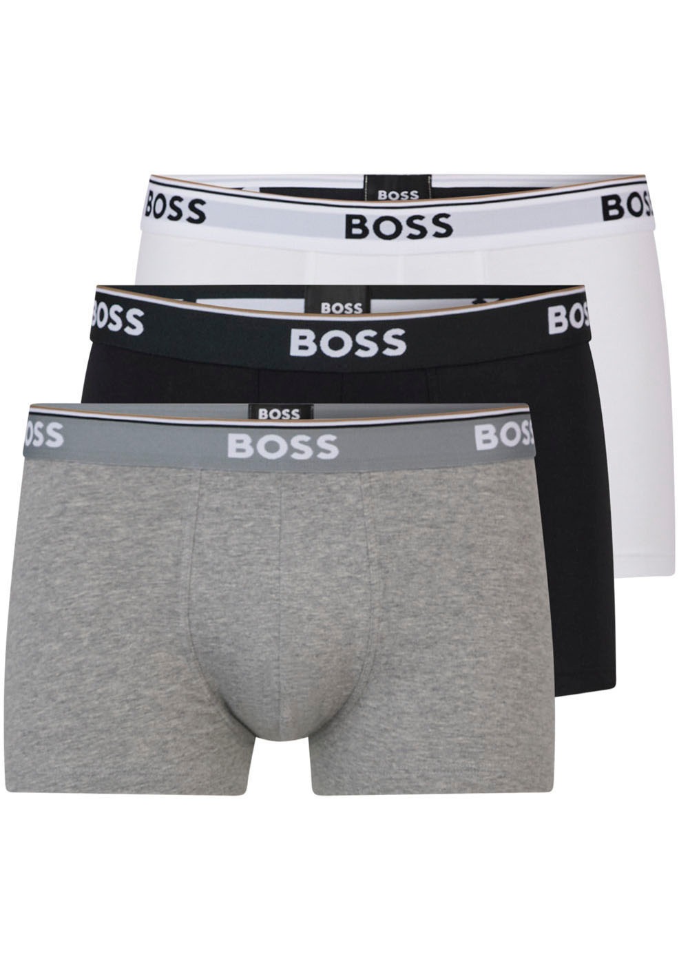 BOSS Boxer "TRUNK 3 PACK" 3 Stk. tlg., BOSS Schriftzug auf dem Bund günstig online kaufen