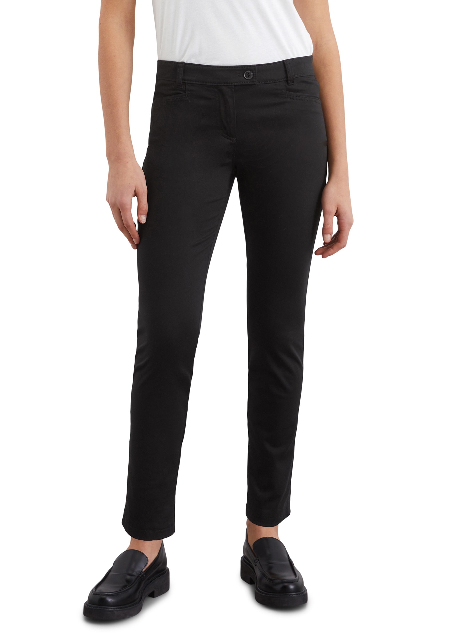 Marc OPolo Chinohose "aus Smooth Sateen Stretch"
