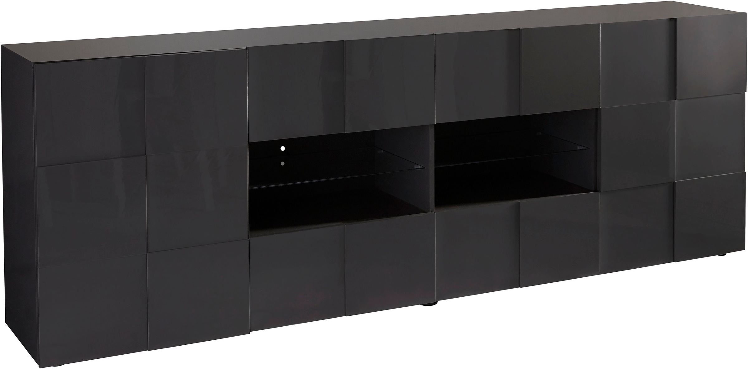 Home affaire Sideboard "Dama Breite 241, Kommode 2 Türen u. 4 Schubkästen, günstig online kaufen
