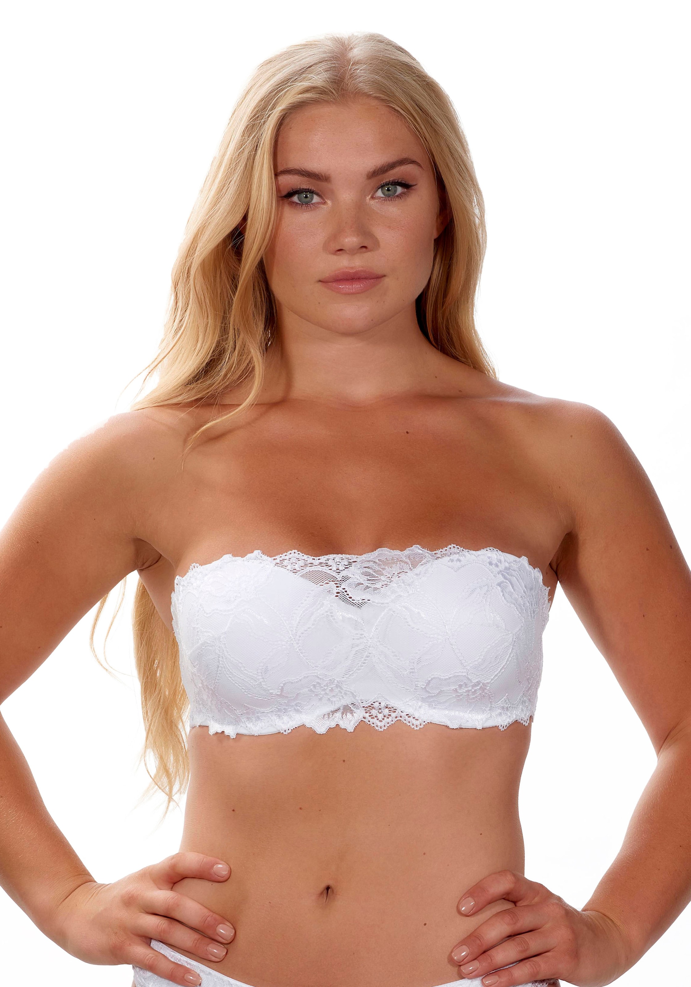 After Eden D-cup & up Bandeau-BH "ANNA", mit zarter Spitze