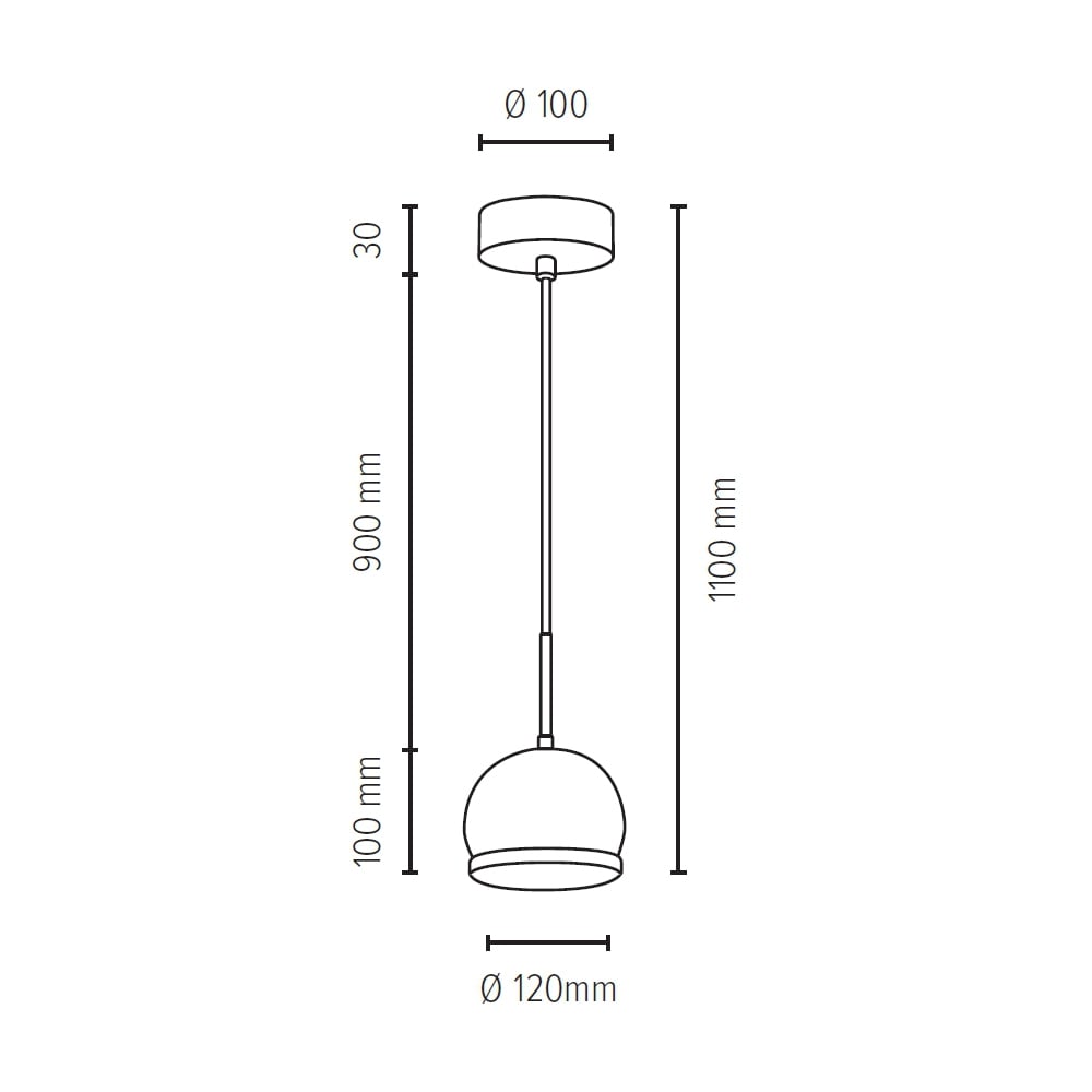 SPOT Light Pendelleuchte »BALL Inklusive BAUR Eichenholz, | flammig-flammig, WOOD«, flexible 1 Hängeleuchte, LED-Leuchtmittel, Spots