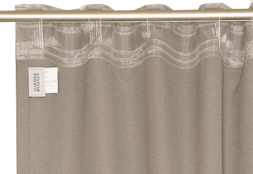 SCHÖNER WOHNEN-Kollektion Vorhang »Option«, (1 St.), HxB: 250x130,  Blickdicht | BAUR