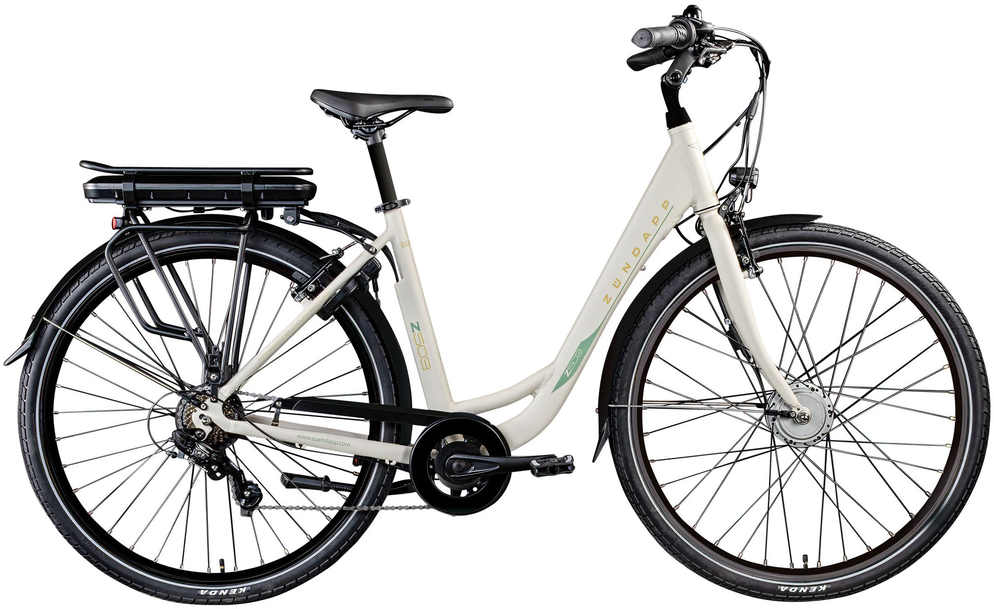 ZÜNDAPP E-Bike "Z503", 50cm, 28 Zoll (71,12cm), weiß, Elektrofahrräder, Pedelec, Elektrofahrrad für Damen und Herren