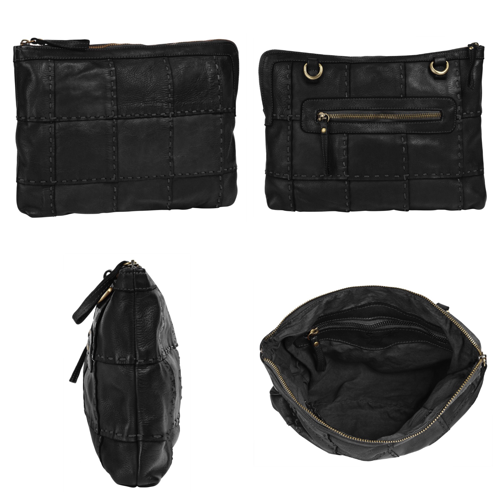 Samantha Look Umhängetasche echt Leder, Made in Italy günstig online kaufen