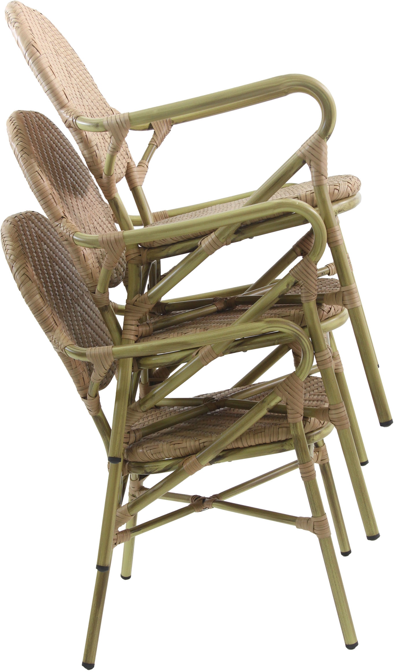Essentials Bistrostuhl »Tango«, 1 St., Rattan – Bambus, natur