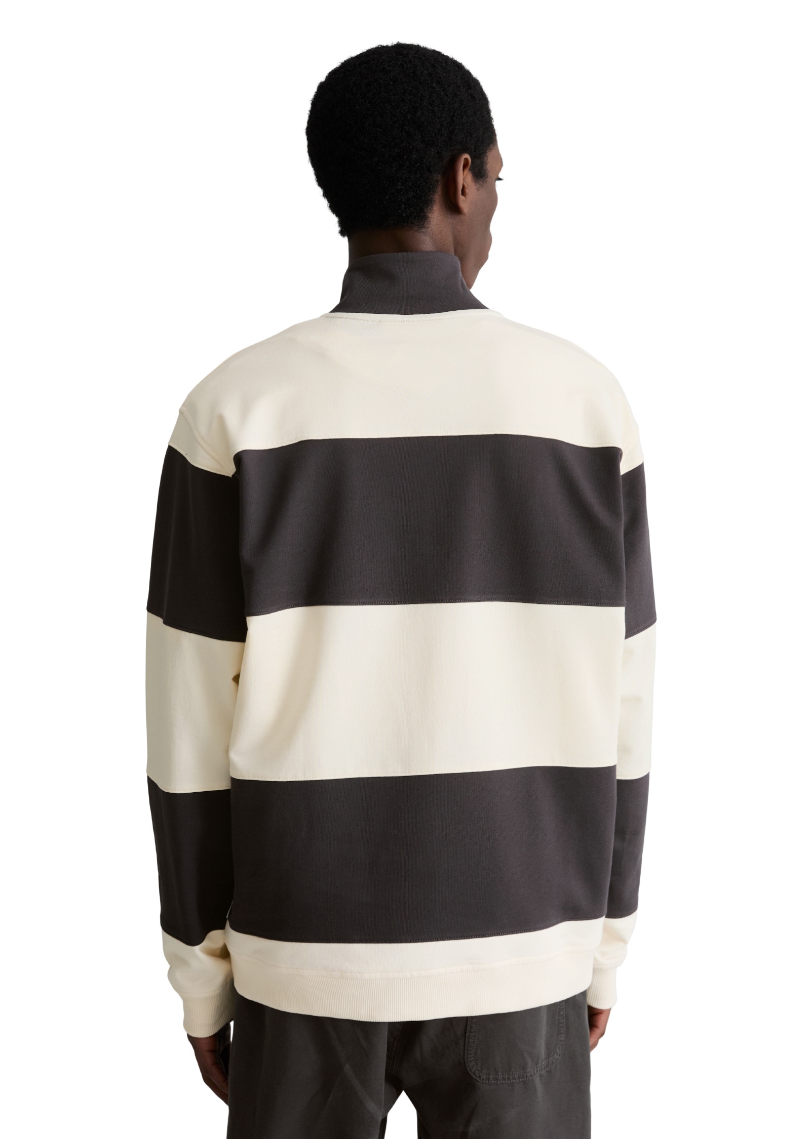 Marc O'Polo DENIM Sweatshirt »mit Cut-&-Sew-Blockstreifen«
