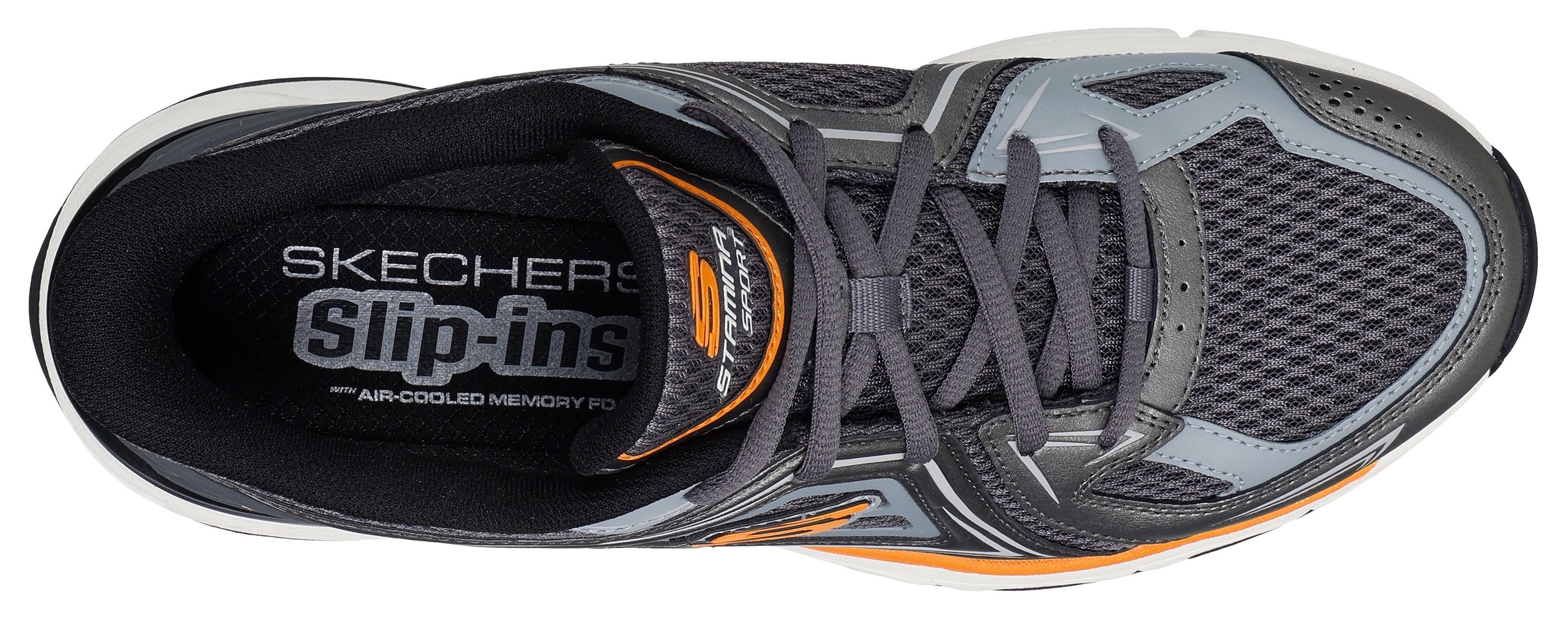 Skechers Slip-On Sneaker »STAMINA SPORT«, Trainingsschuh, Retro Sneaker mit Slip-ins