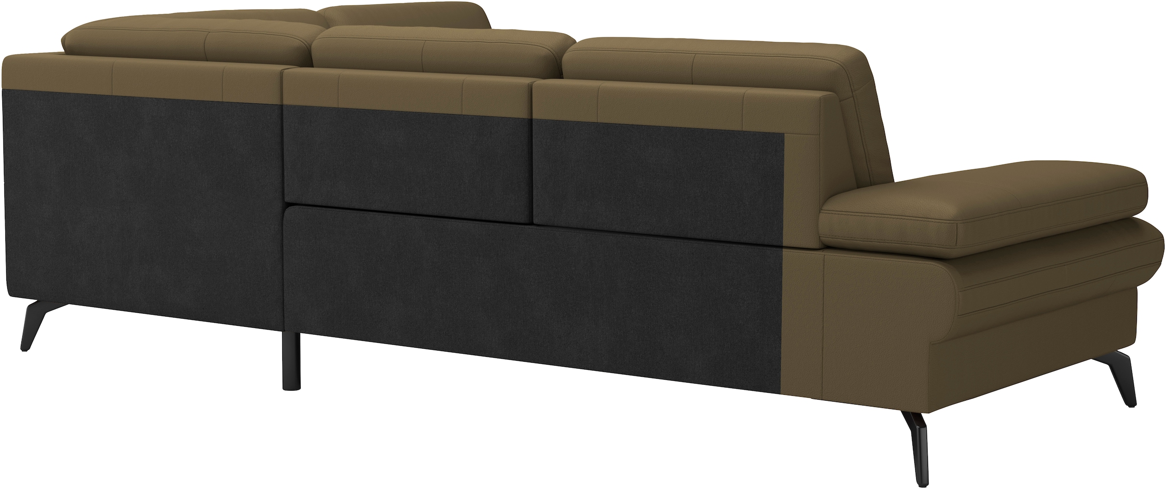 sit&more Ecksofa »Morris L-Form, inkl. Sitztiefenverstellung«, wahlweise mit Armteilverstellung, Bettfunktion & Bettkasten