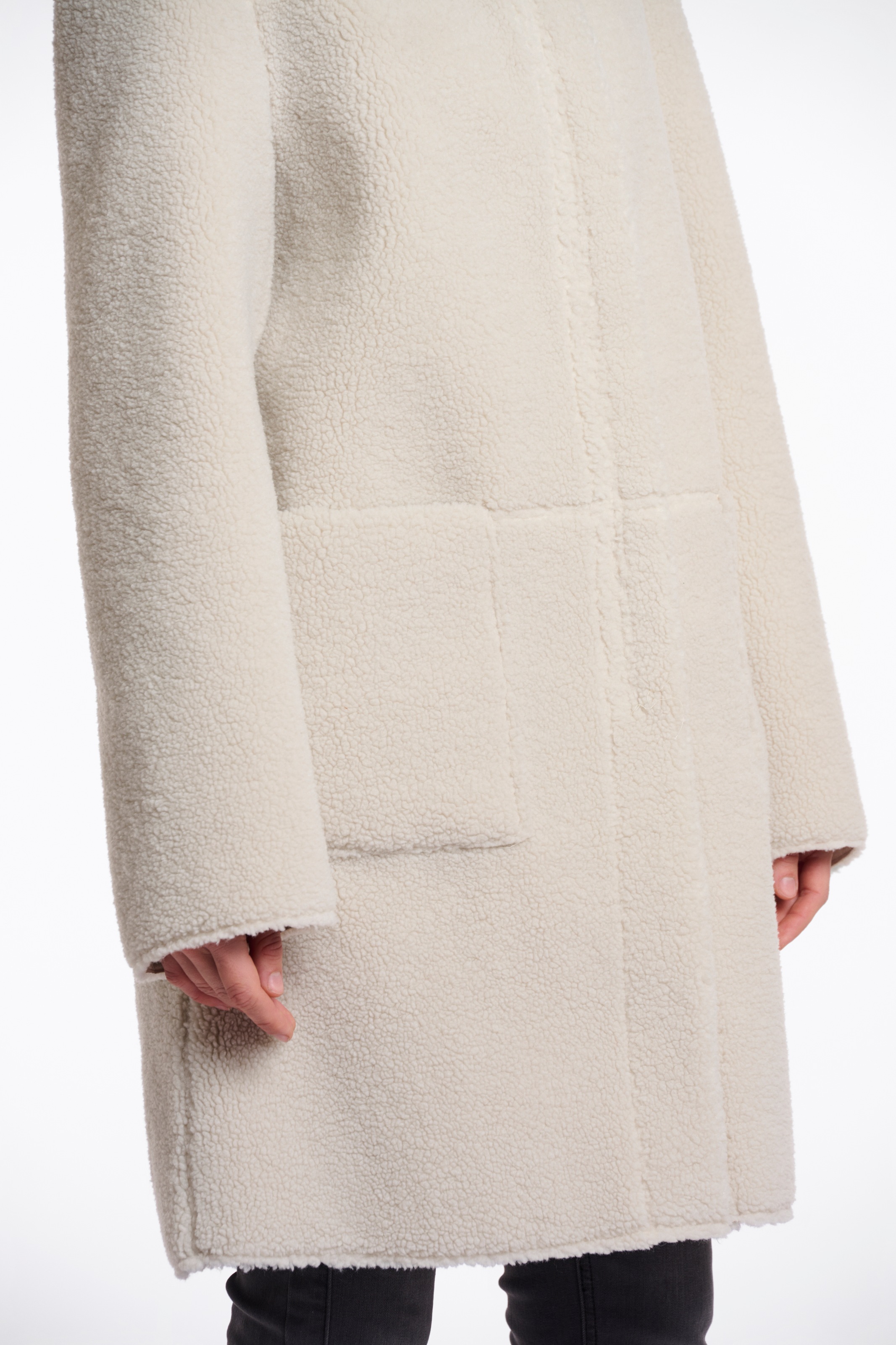 Rino & Pelle Kurzmantel "ALINA" mit Kunstleder-Details günstig online kaufen